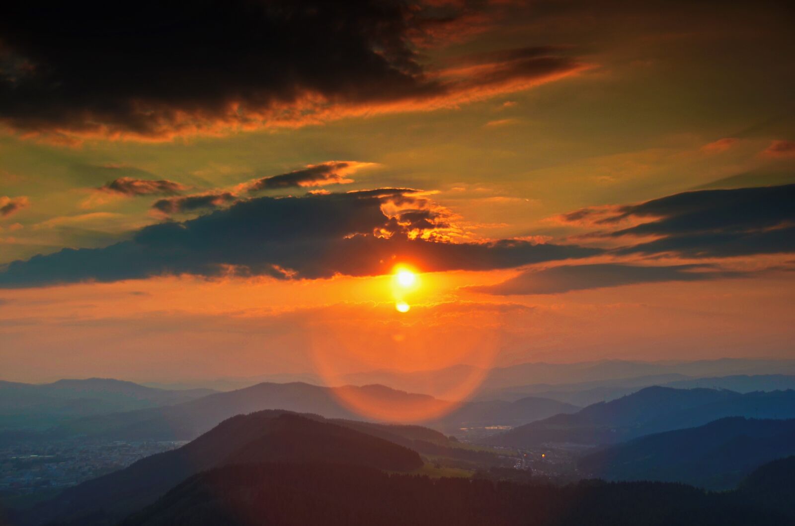 Nikon D5100 sample photo. Sunset, sun, sunrise photography