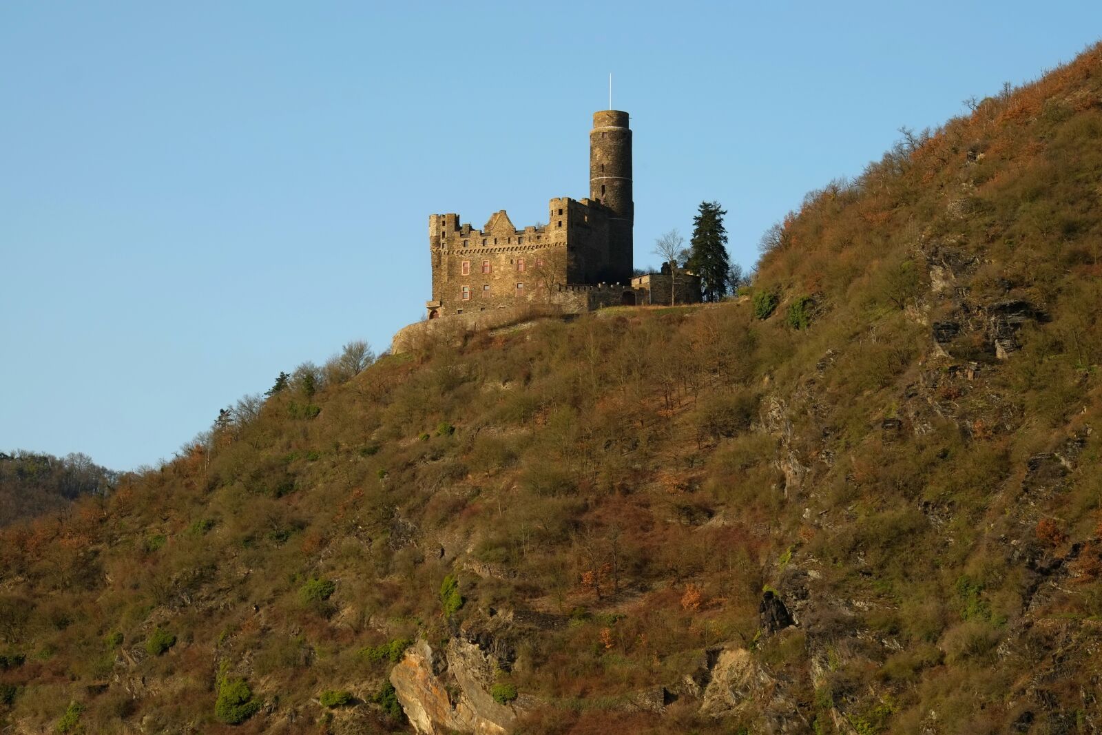 Fujifilm X-E1 sample photo. Rhine, castle, fortress photography