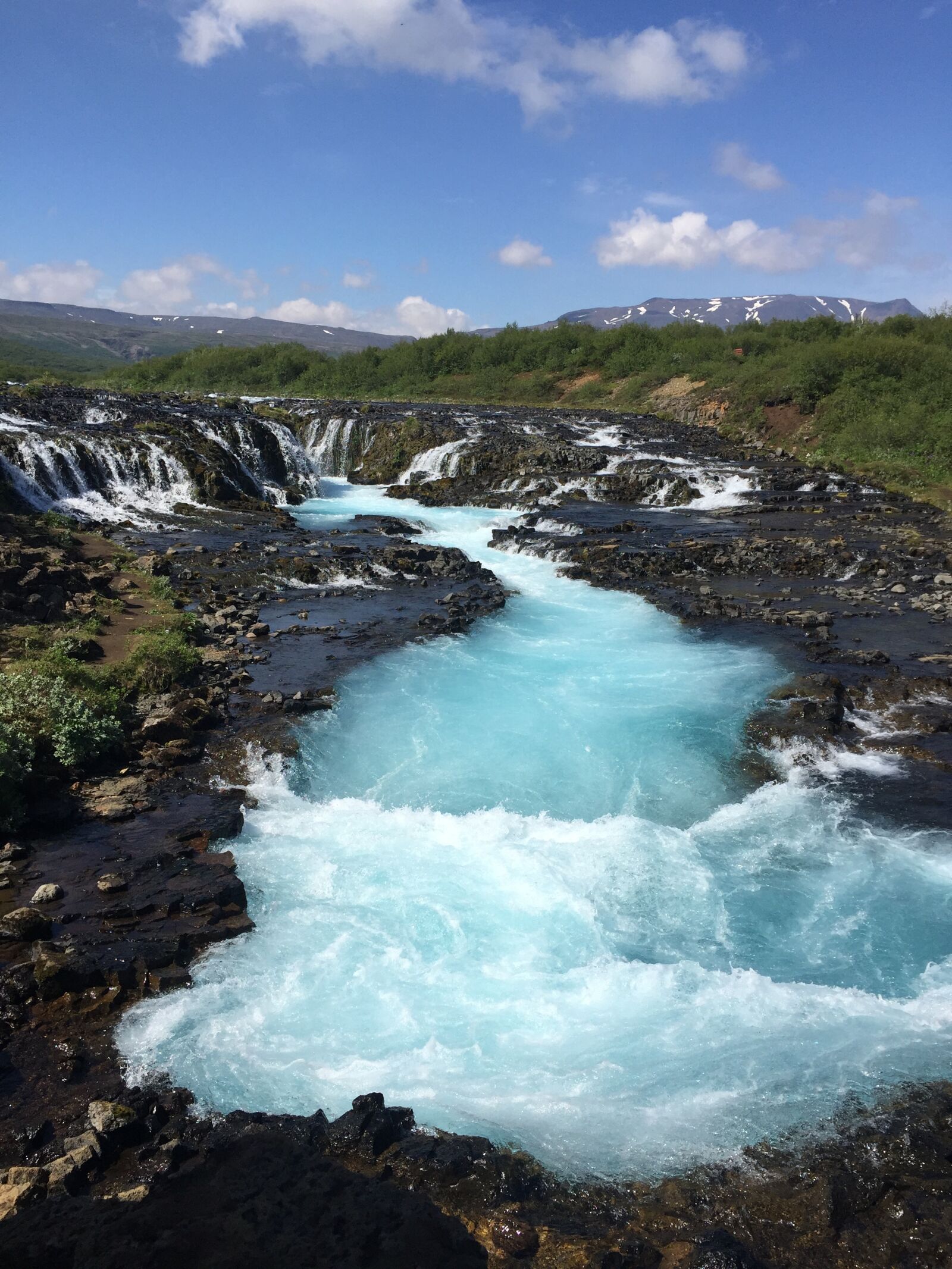 Apple iPhone 6 sample photo. Bruarfoss waterfall, waterfall, iceland photography