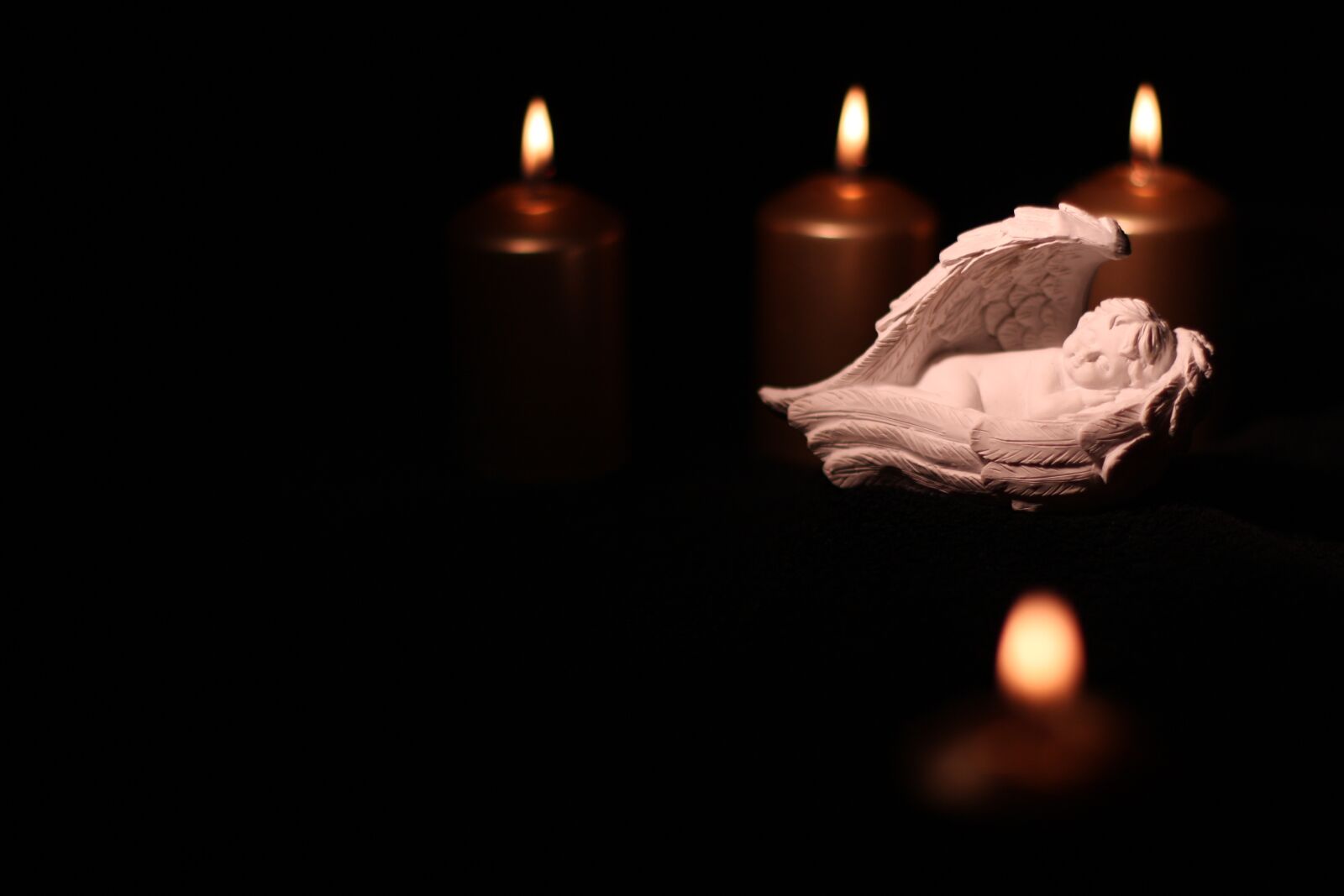 Canon EOS 40D sample photo. Black, candle, christmas photography