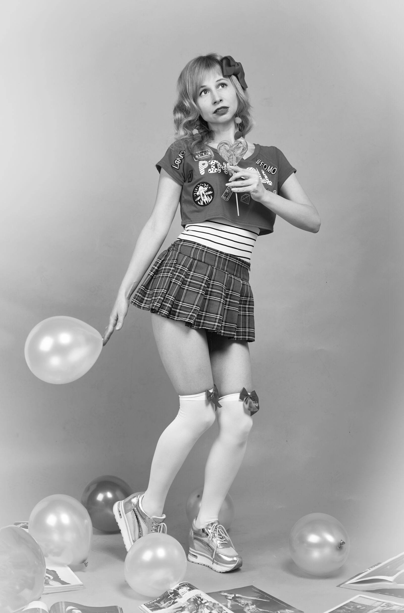 Canon EOS 5D Mark II sample photo. Baby doll, lollipop, candy photography