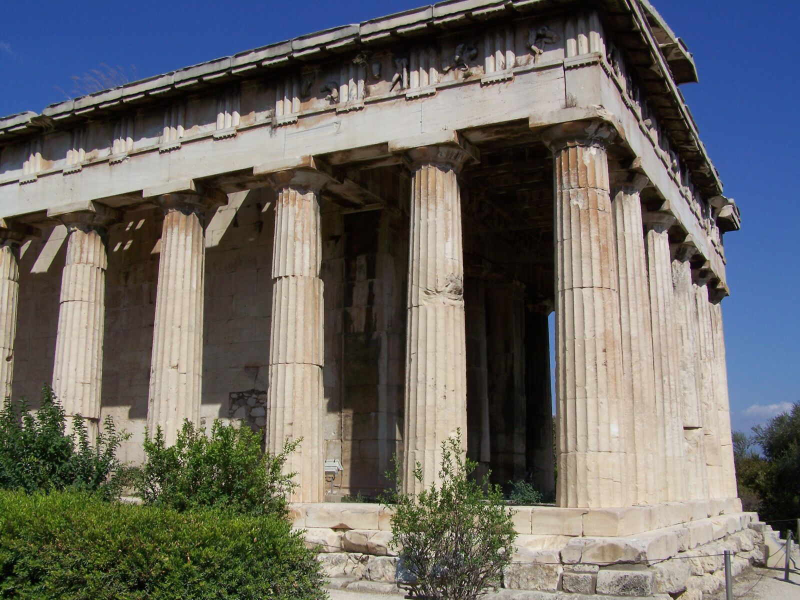Kodak EASYSHARE Z710 ZOOM DIGITAL CAMERA sample photo. Temple, greece, athens photography