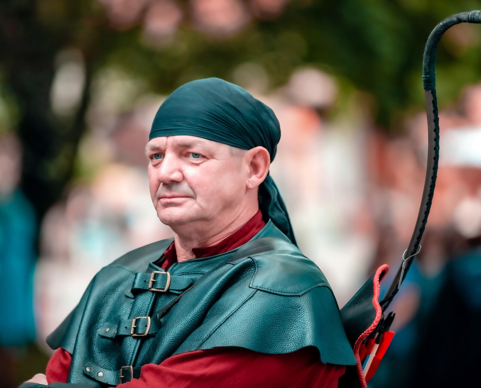 Canon EOS 6D Mark II sample photo. Warrior, archer, carnival photography