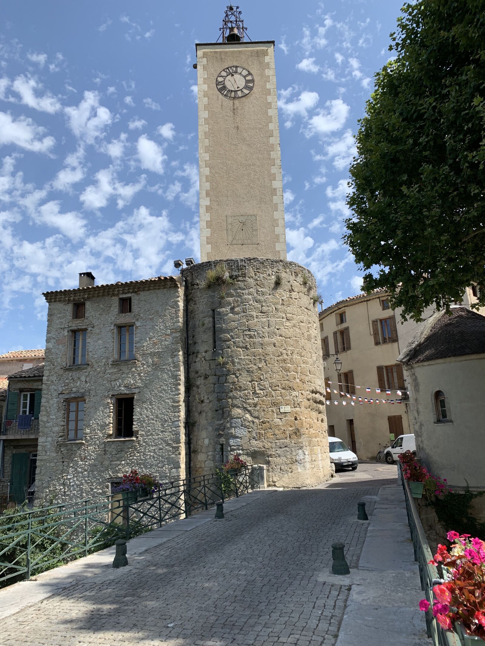 Apple iPhone XR sample photo. Provence, church, village photography