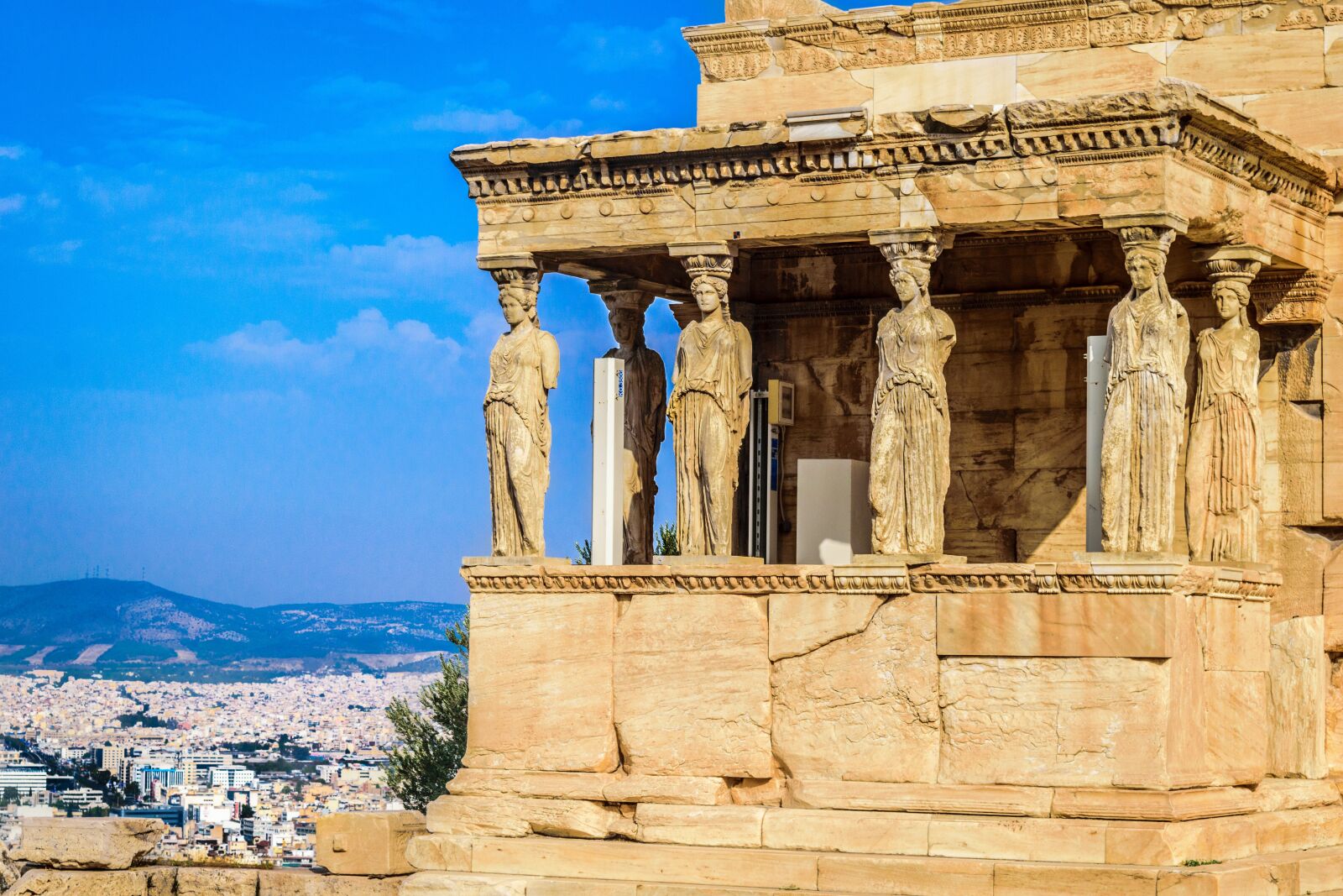 Nikon D5300 sample photo. Athens, caryatid, greece photography