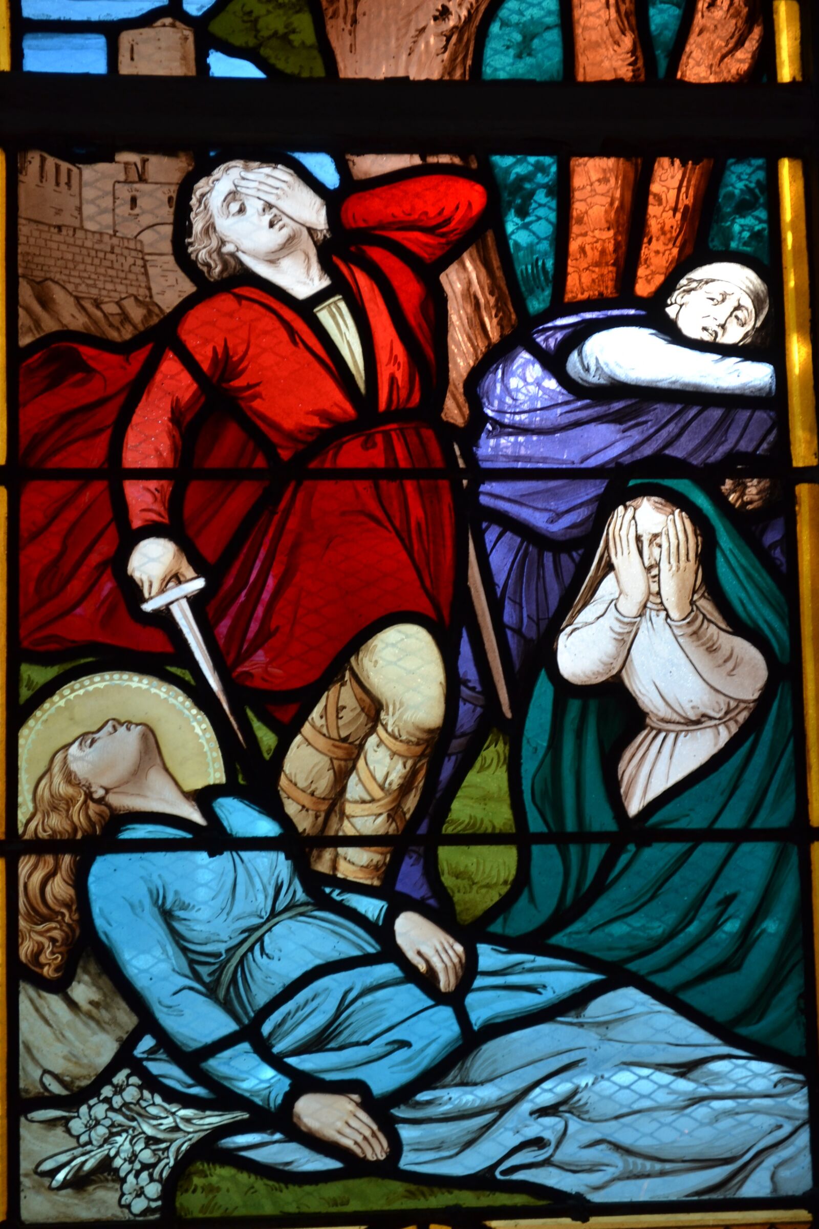 Nikon D3100 sample photo. Stained glass, colorful, religion photography