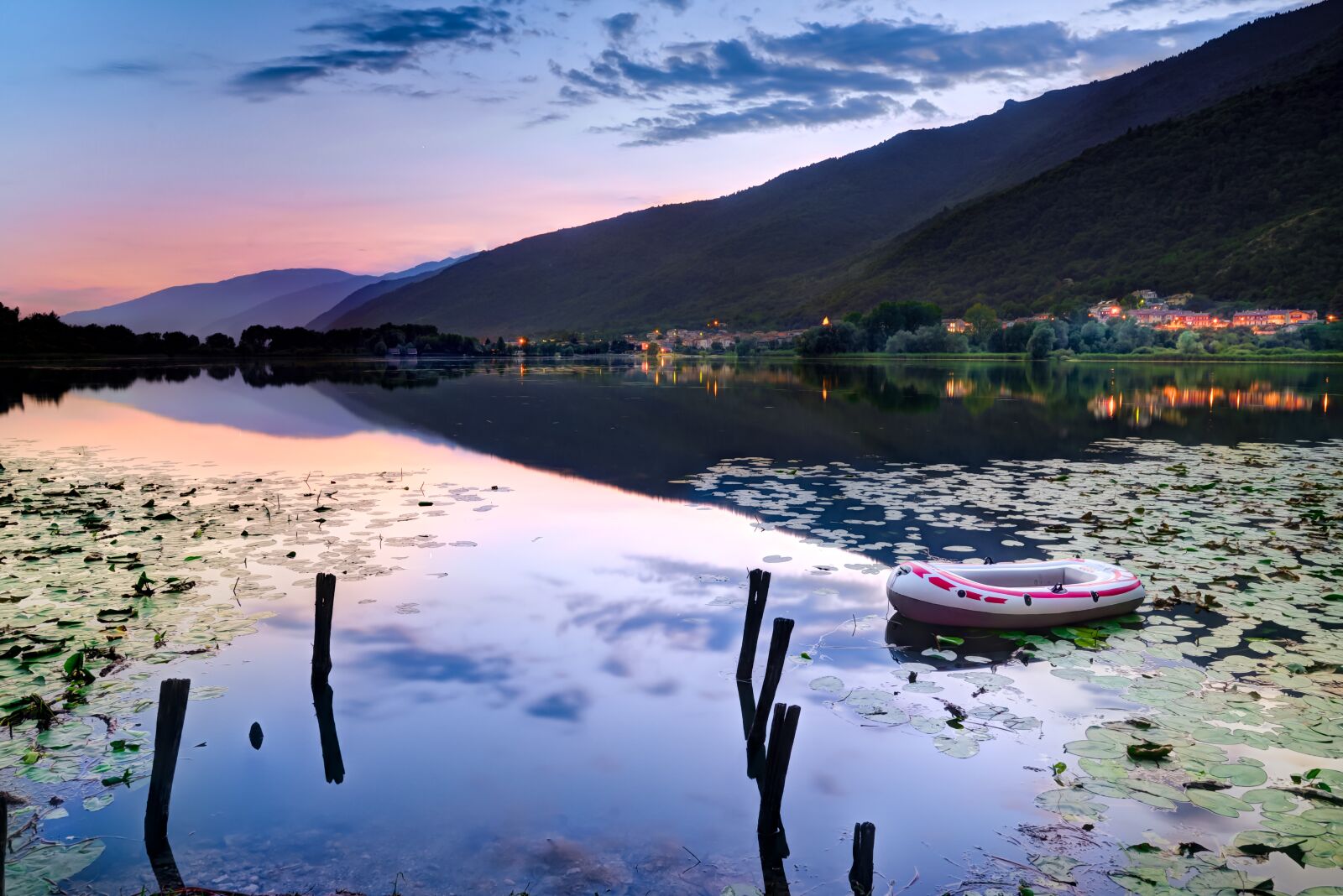 Nikon D610 sample photo. Rubber, boat, lake photography