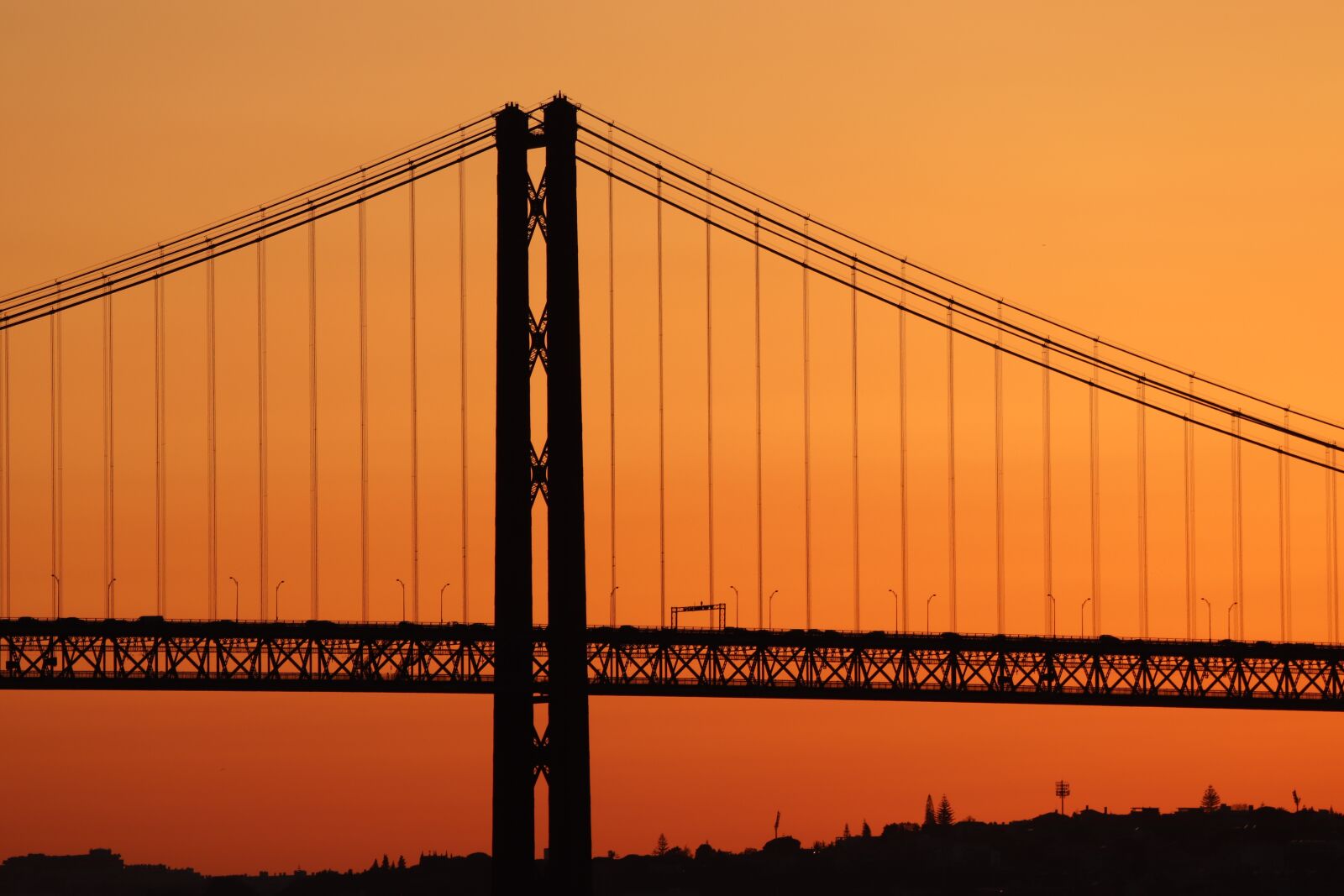 Canon EOS 200D (EOS Rebel SL2 / EOS Kiss X9) sample photo. Bridge, sunset, silhouette photography