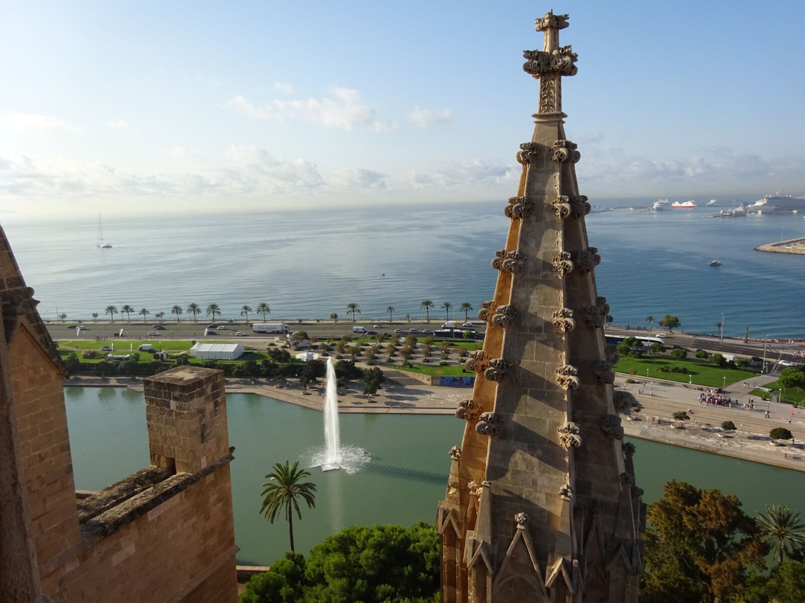 Sony Cyber-shot DSC-WX350 sample photo. Cathedral palma, cathedrals, views photography