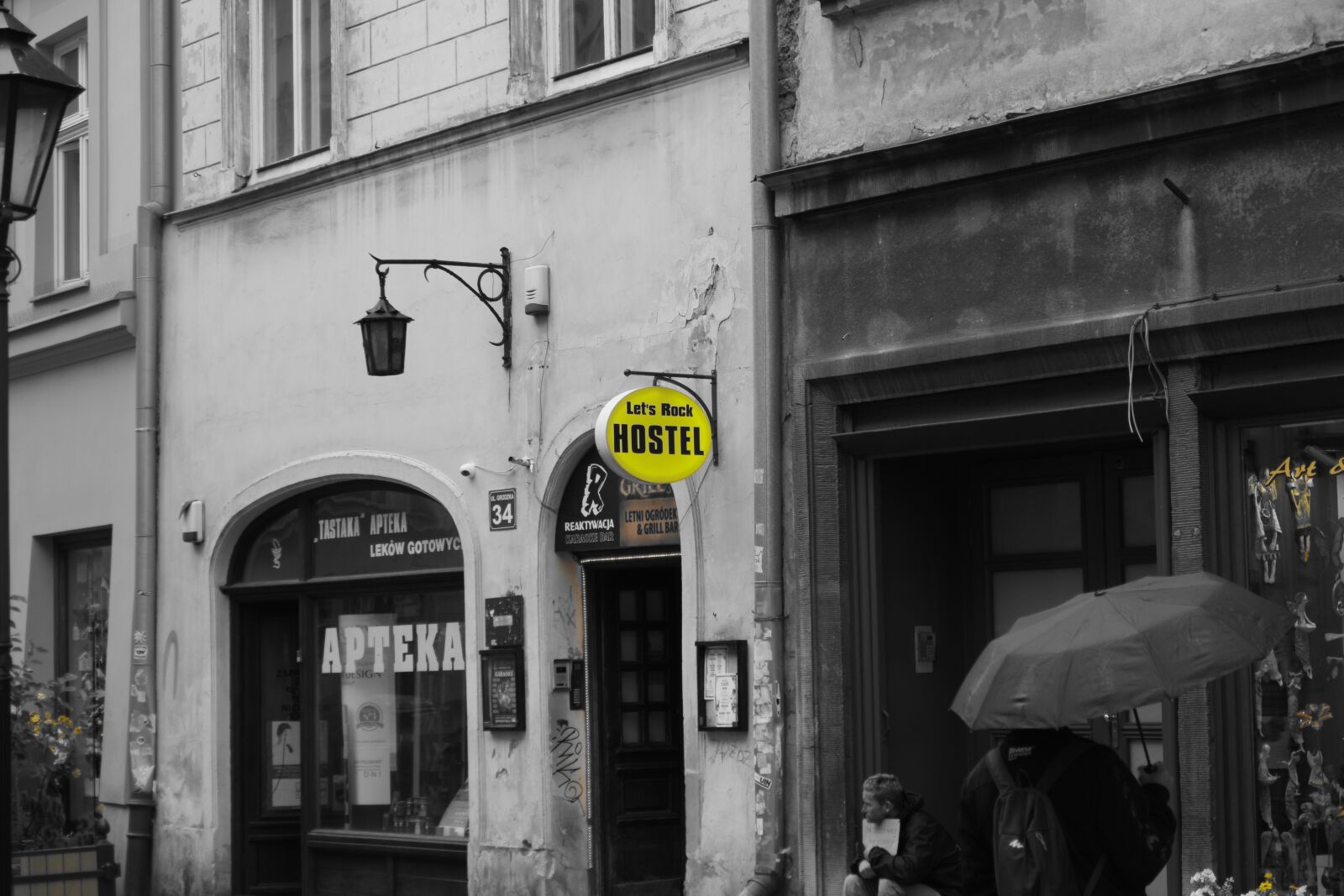 Samsung NX500 sample photo. Lost places, krakow, hostel photography