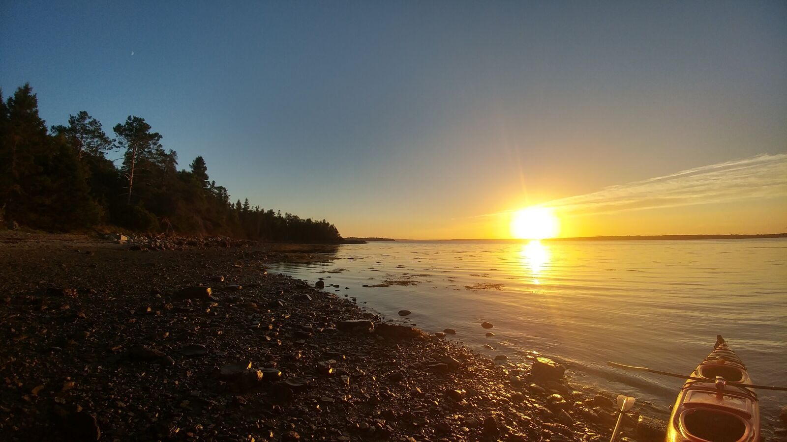 LG G5 sample photo. Acadia, ocean, sunset photography