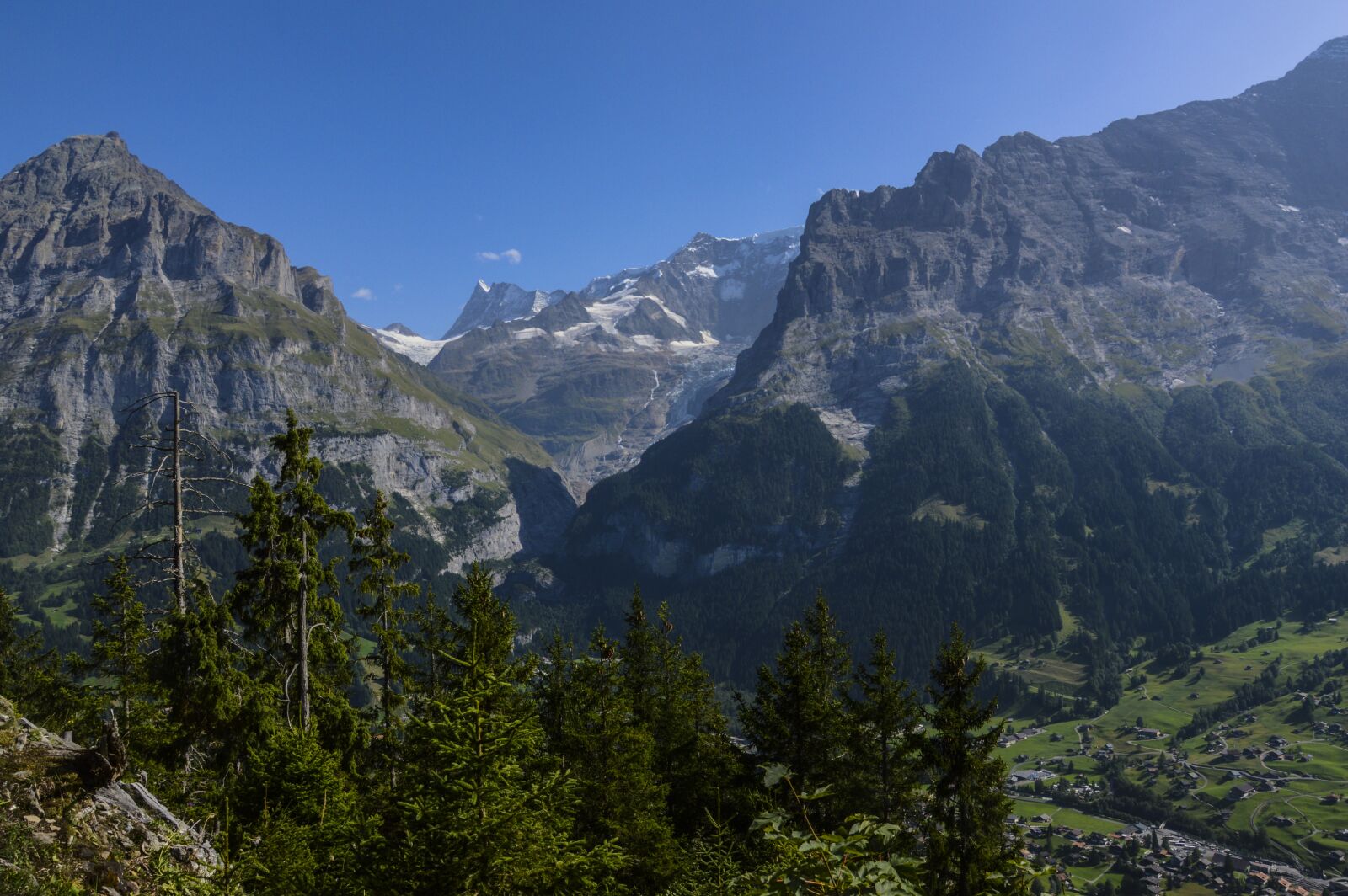 Nikon D3200 sample photo. Eiger north face, grindelwald photography