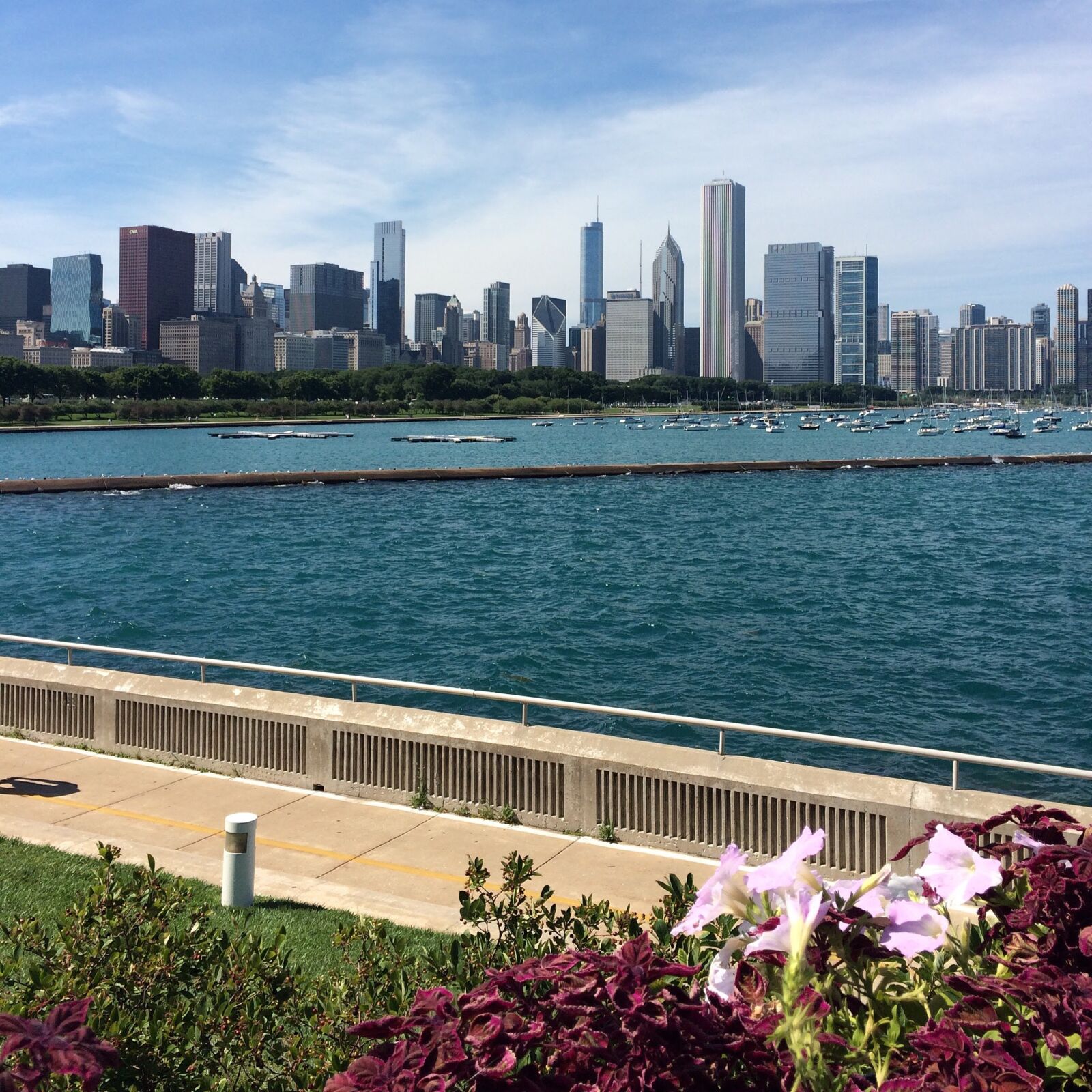 iPhone 5s back camera 4.15mm f/2.2 sample photo. Blue, sky, chicago, city photography