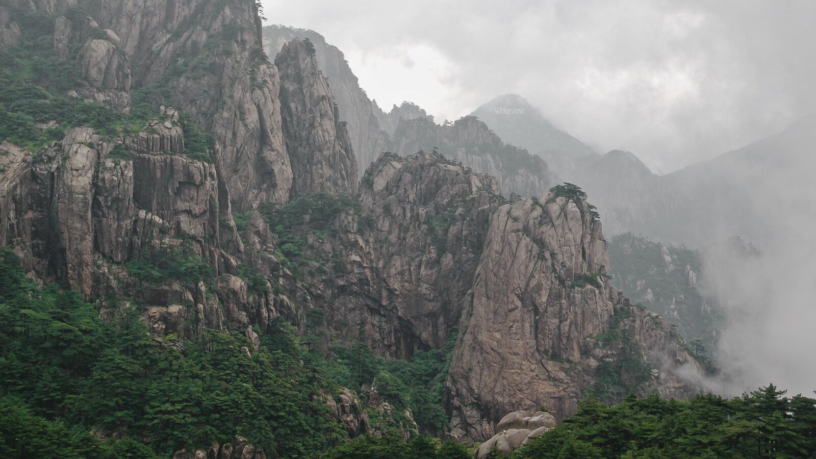 Nikon D50 sample photo. China, mountains, cliff photography