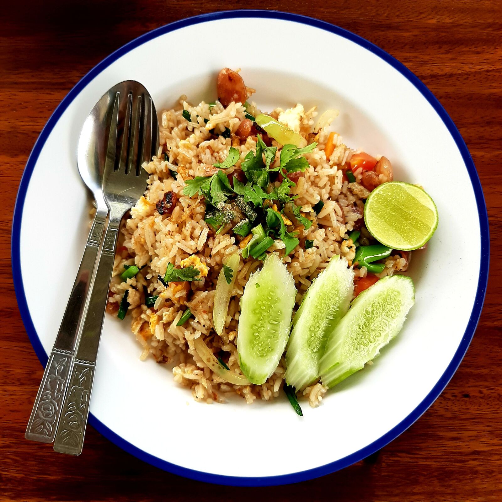 Samsung Galaxy A50 sample photo. Fried rice, food, lunch photography