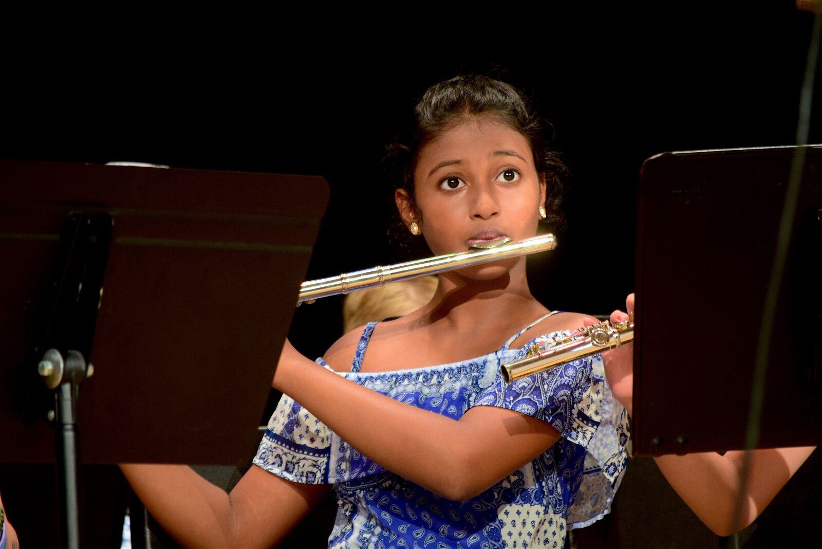 Nikon D3300 sample photo. Child, girl, musician photography