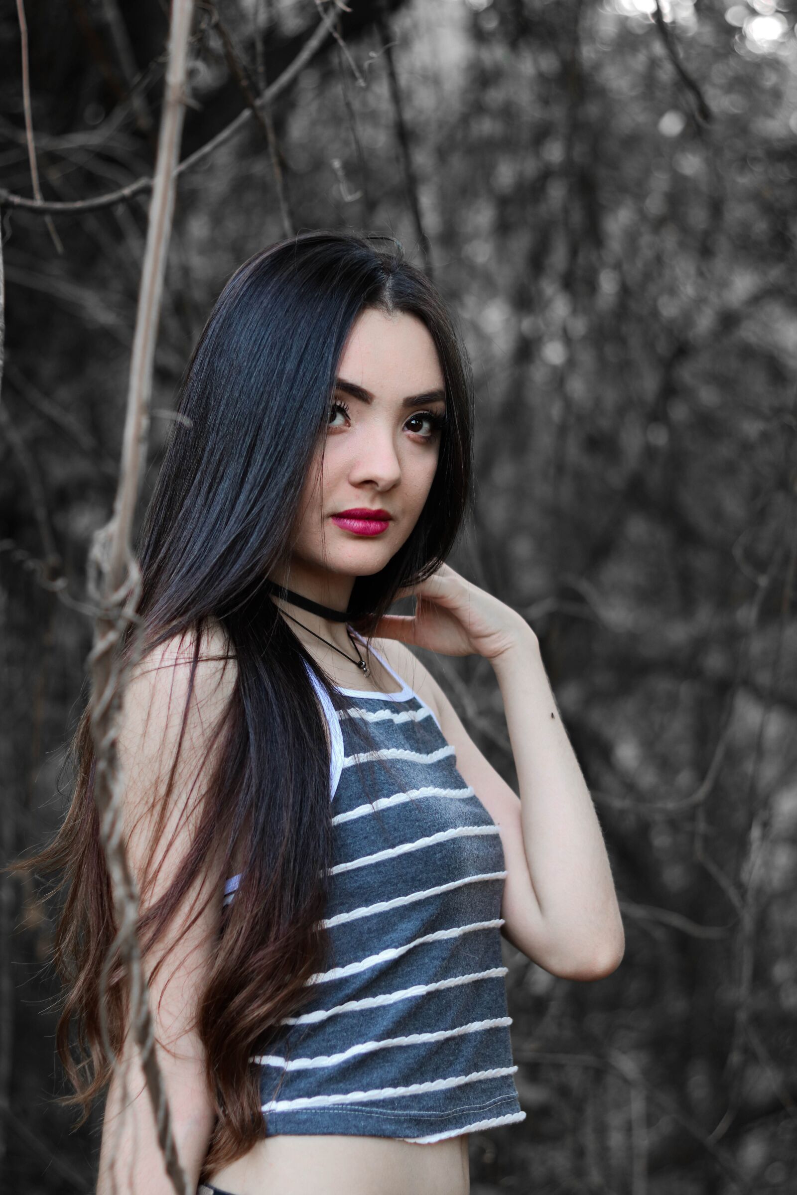Canon EOS 750D (EOS Rebel T6i / EOS Kiss X8i) sample photo. Nature, woman, beauty photography