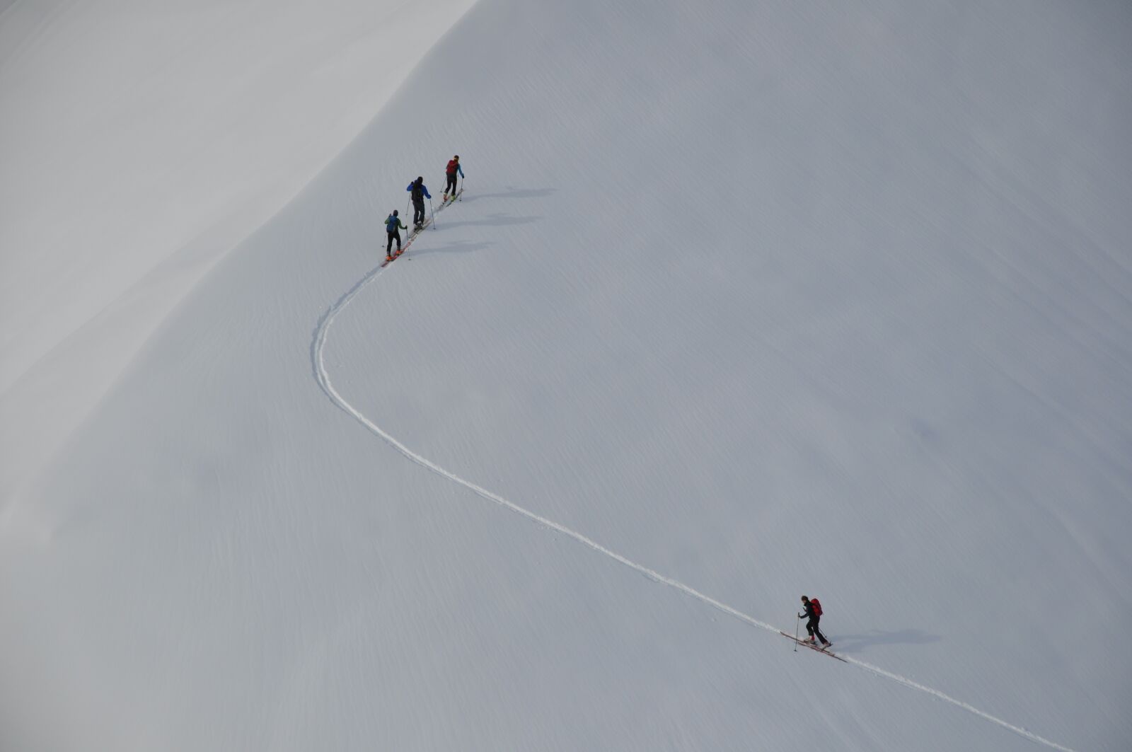 Nikon D5000 sample photo. Backcountry skiiing, winter, snow photography