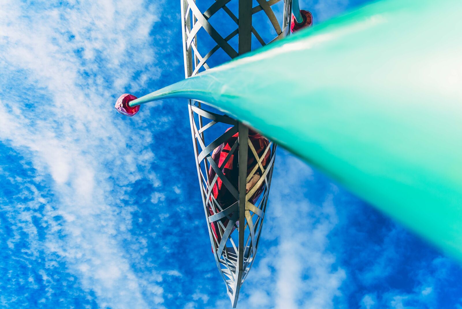 Nikon D750 sample photo. Tulip, sky, leading lines photography