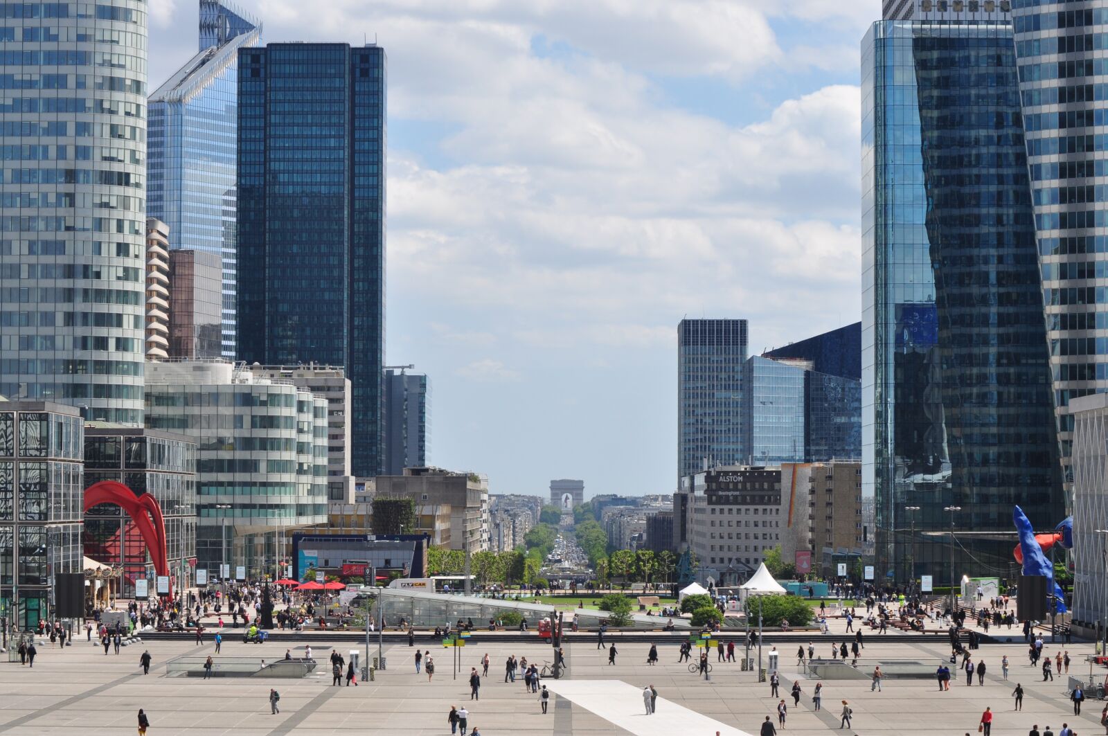 Nikon D90 sample photo. Paris, francia, la defense photography