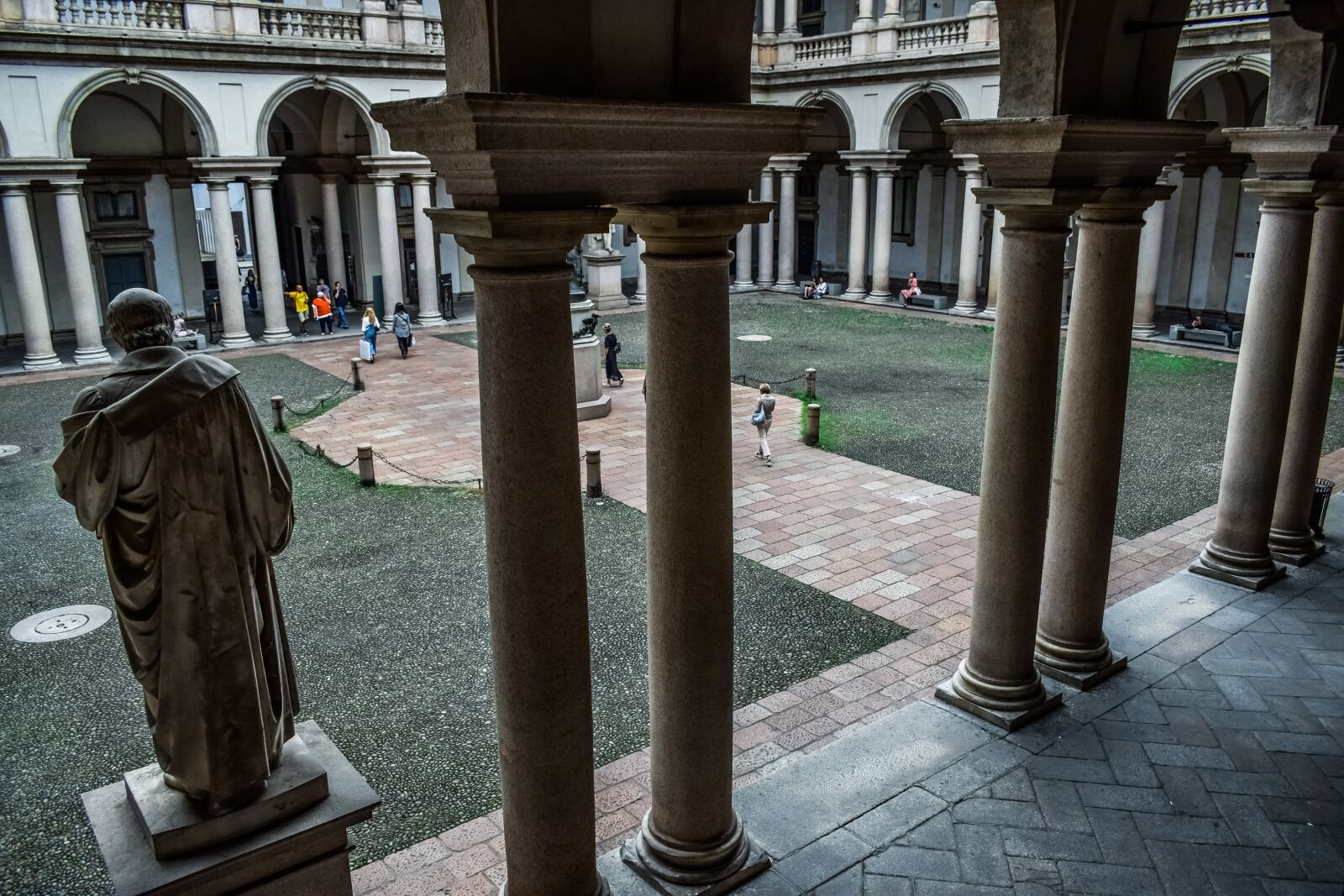 Nikon D3300 sample photo. Pinacoteca di brera, architecture photography