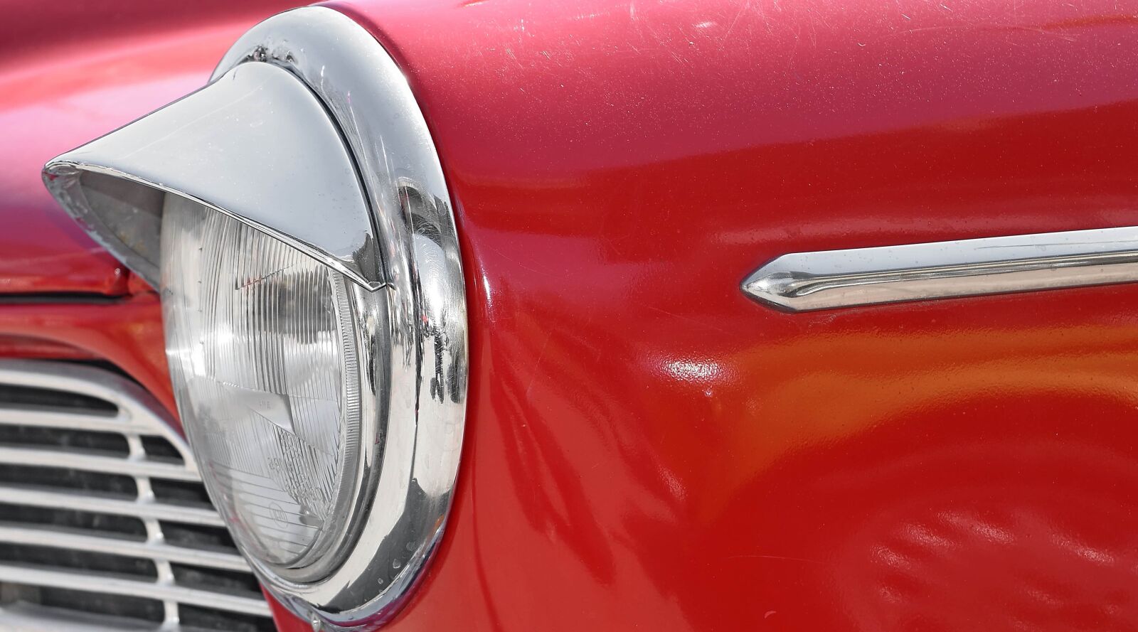 Nikon D5500 sample photo. Chrome, headlight, metal, old photography