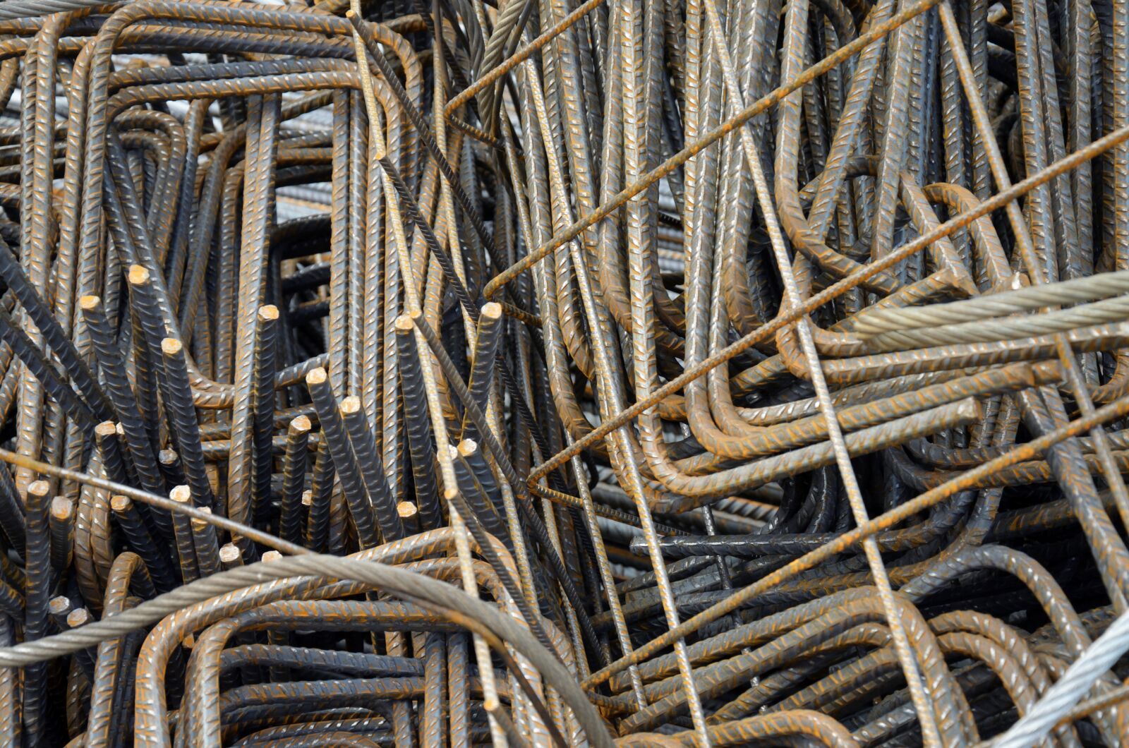 Nikon D5100 sample photo. Site, steel for construction photography