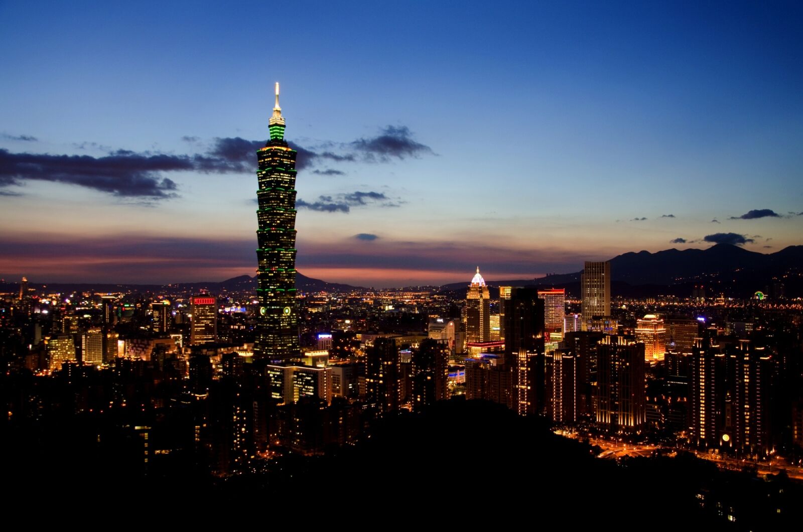 Nikon D7000 sample photo. Taipei, skyline, taiwan photography