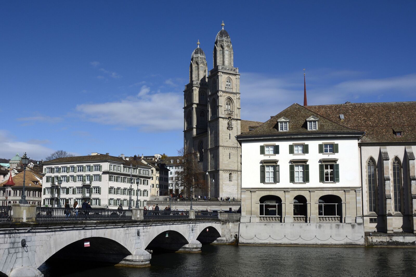 Nikon D7100 sample photo. Zurich, grossm nster, church photography