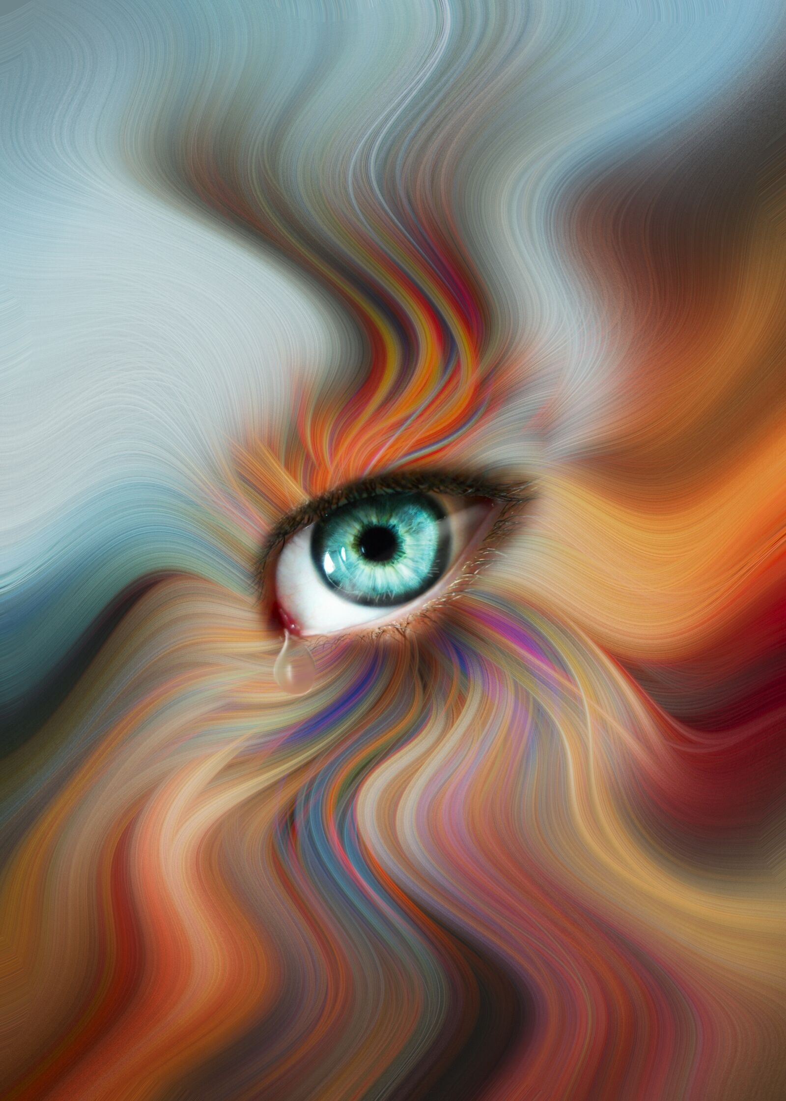 Nikon D750 sample photo. Eye, colors, pandemic photography