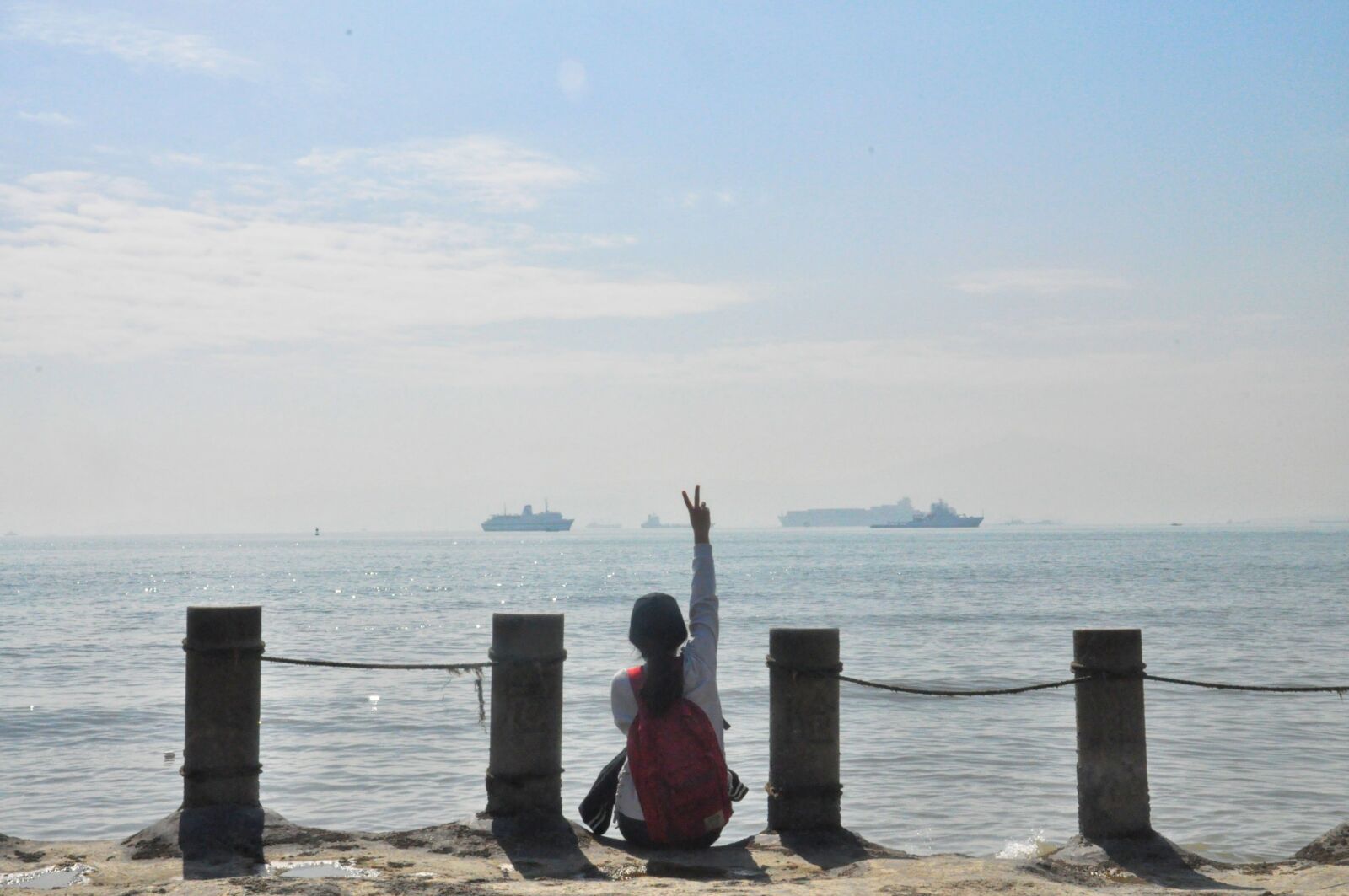 Nikon D90 sample photo. People, sea, sky photography