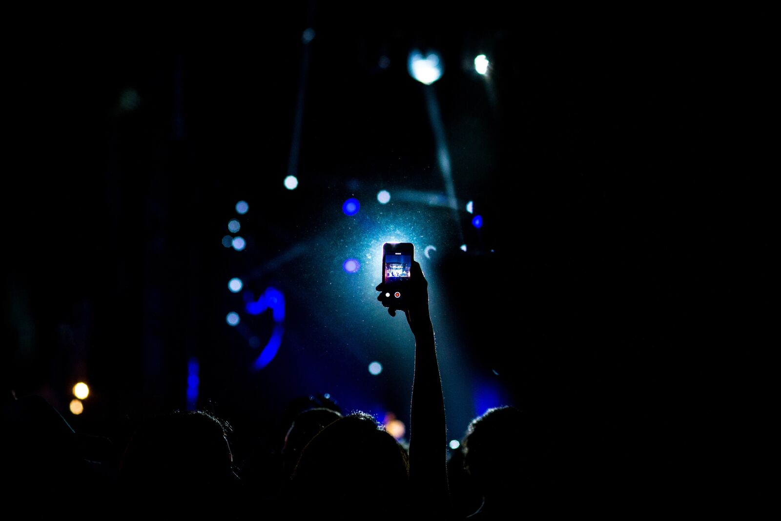 Nikon D800 sample photo. Concert, crowd, dark photography