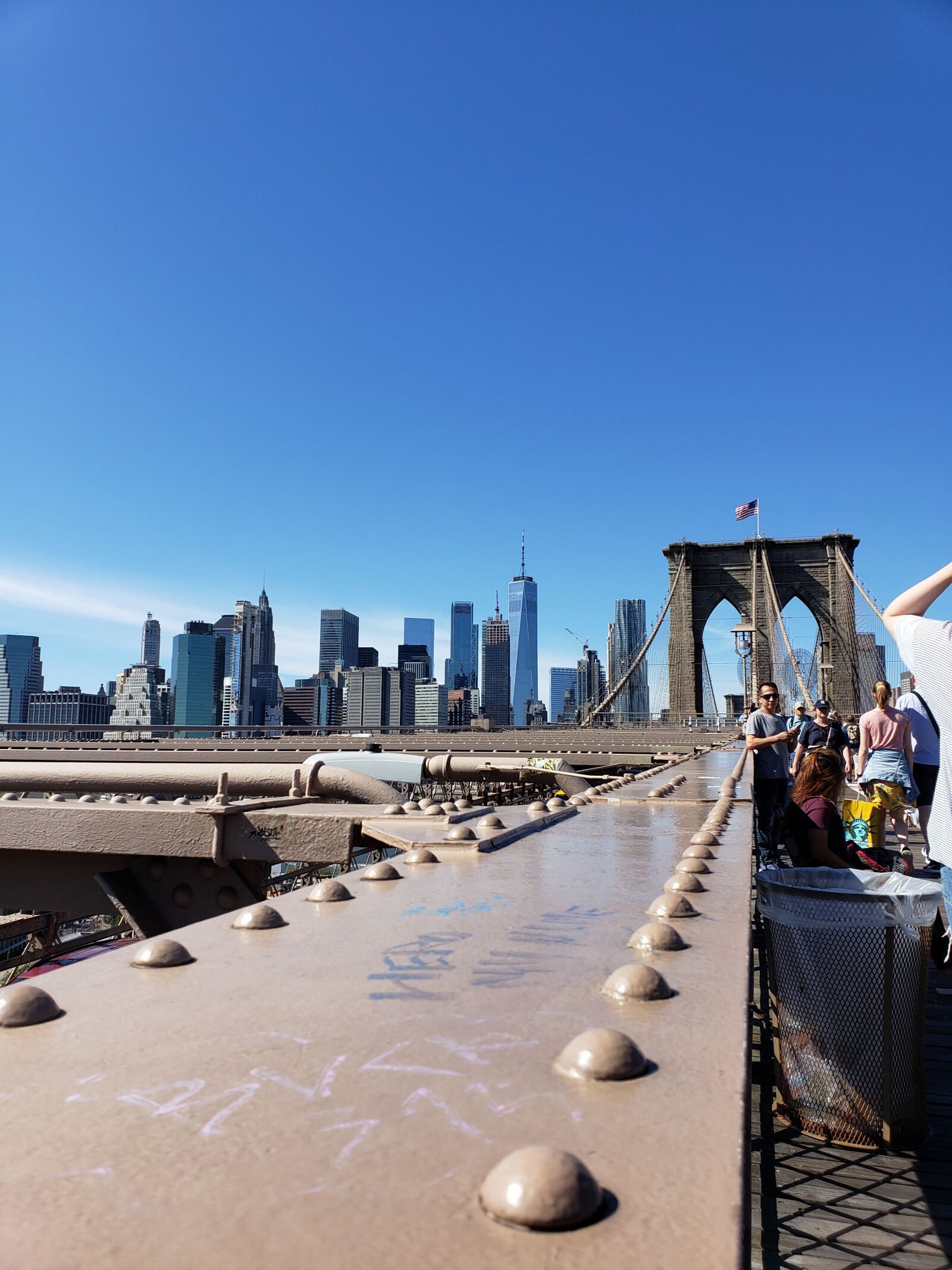 Samsung Galaxy S9+ sample photo. Brooklyn, bridge, city photography