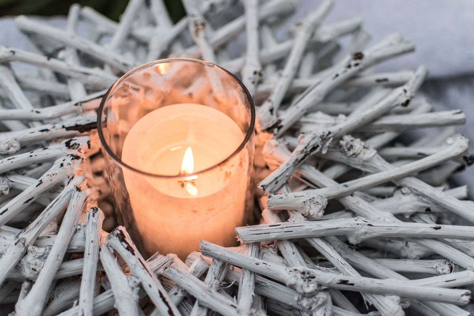 Nikon D5500 sample photo. Candle, wood, of wood photography