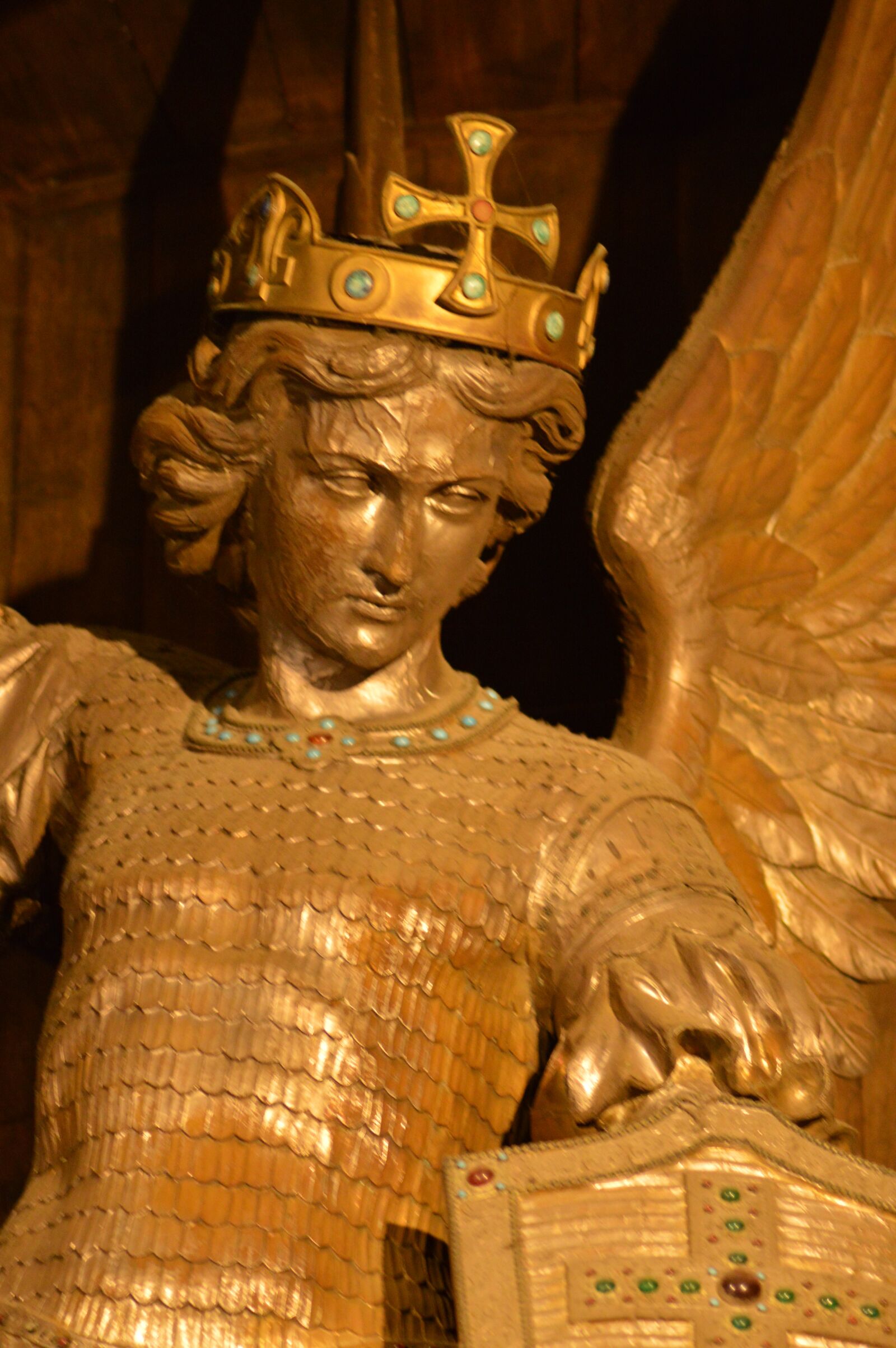 Nikon D3200 sample photo. Statue, archangel, saint photography