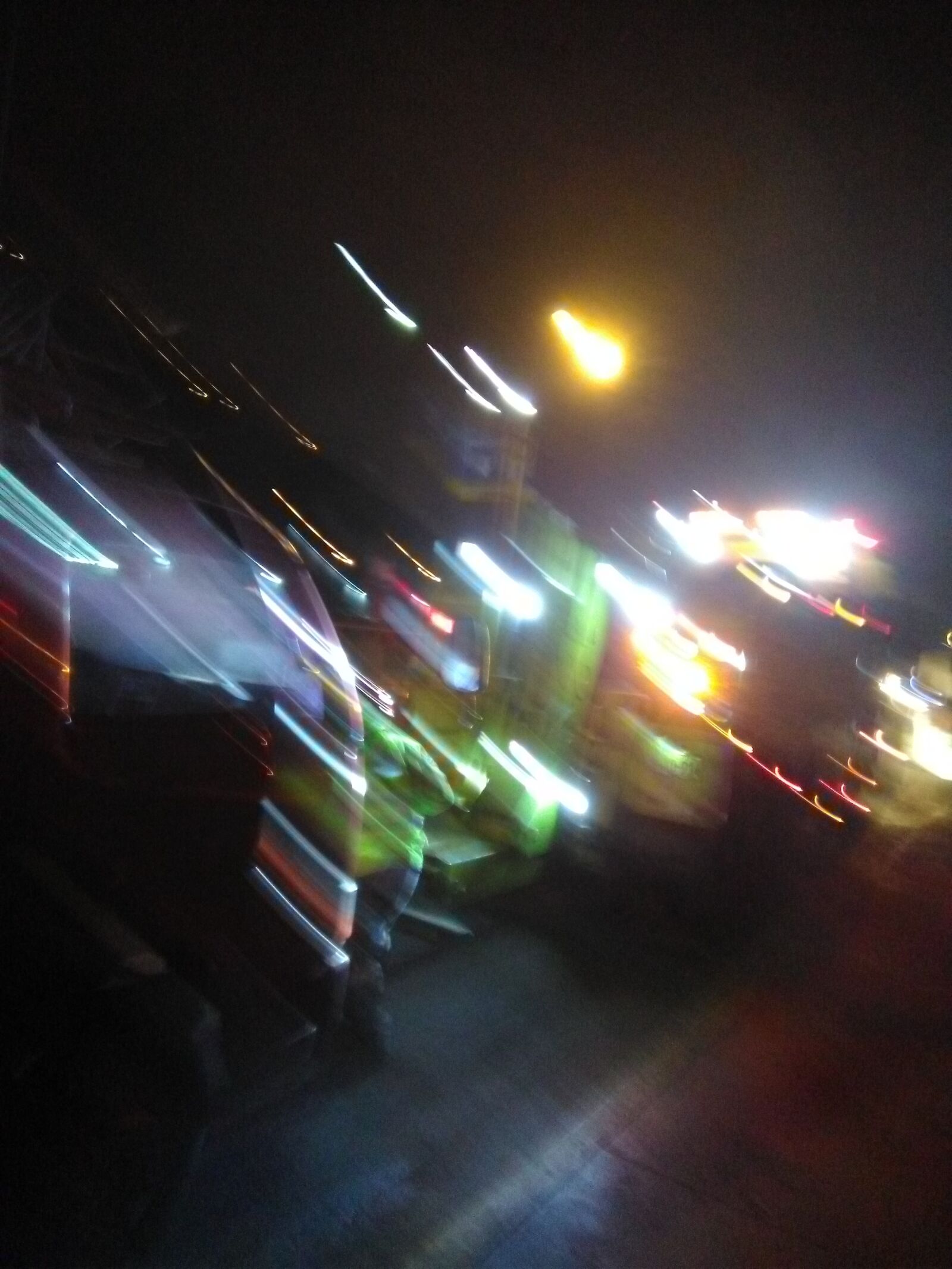 HMD Global Nokia 2 sample photo. Lights on the road photography