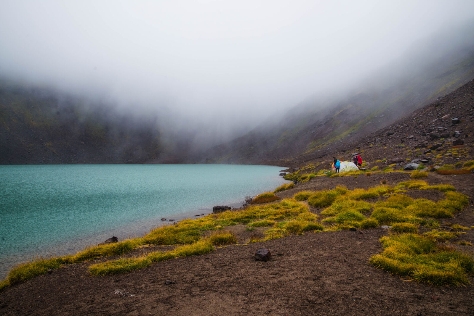 Nikon D610 sample photo. Adventure, fog, foggy, lake photography