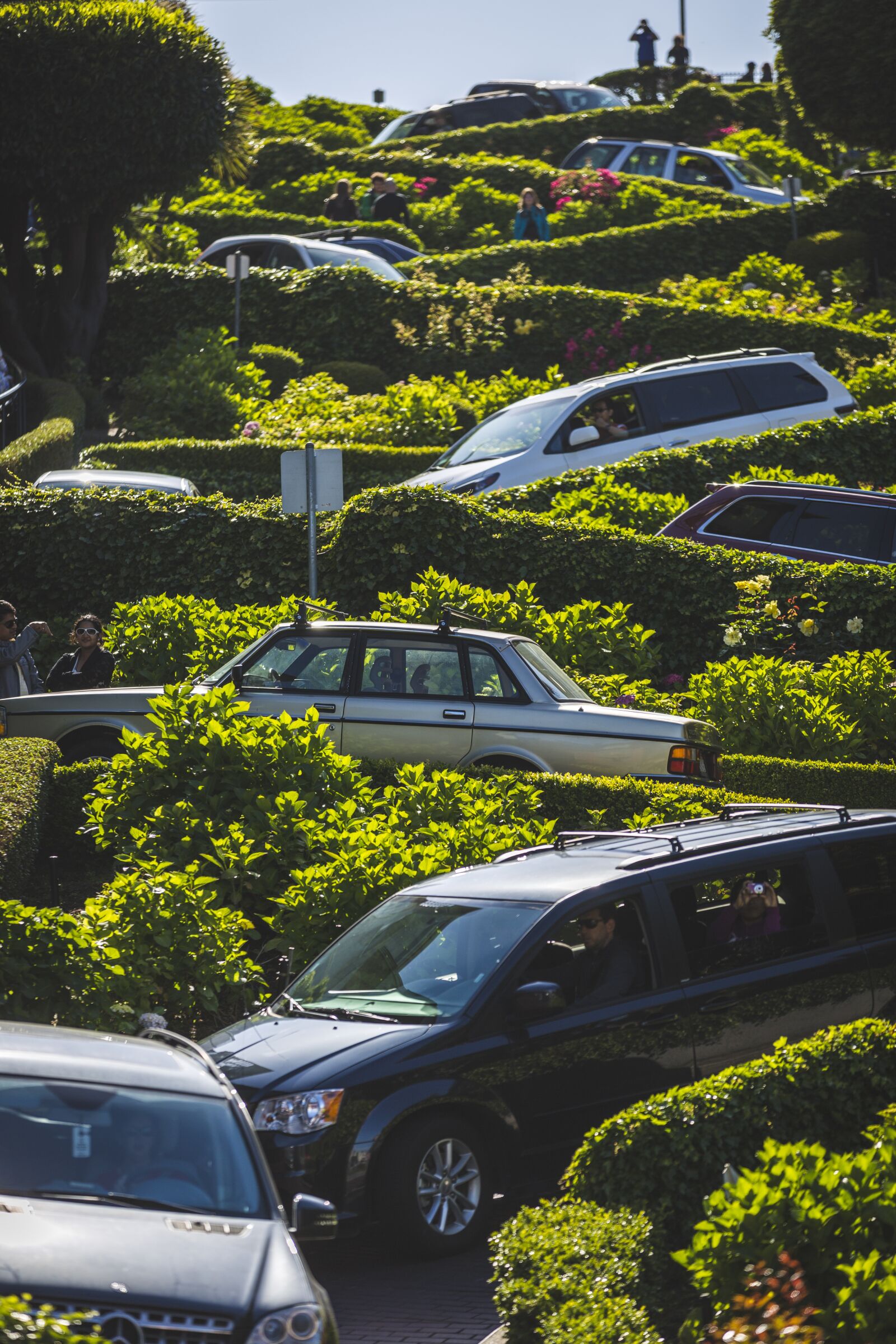 Canon EOS 5D Mark III sample photo. Cars, san francisco, zigzag photography