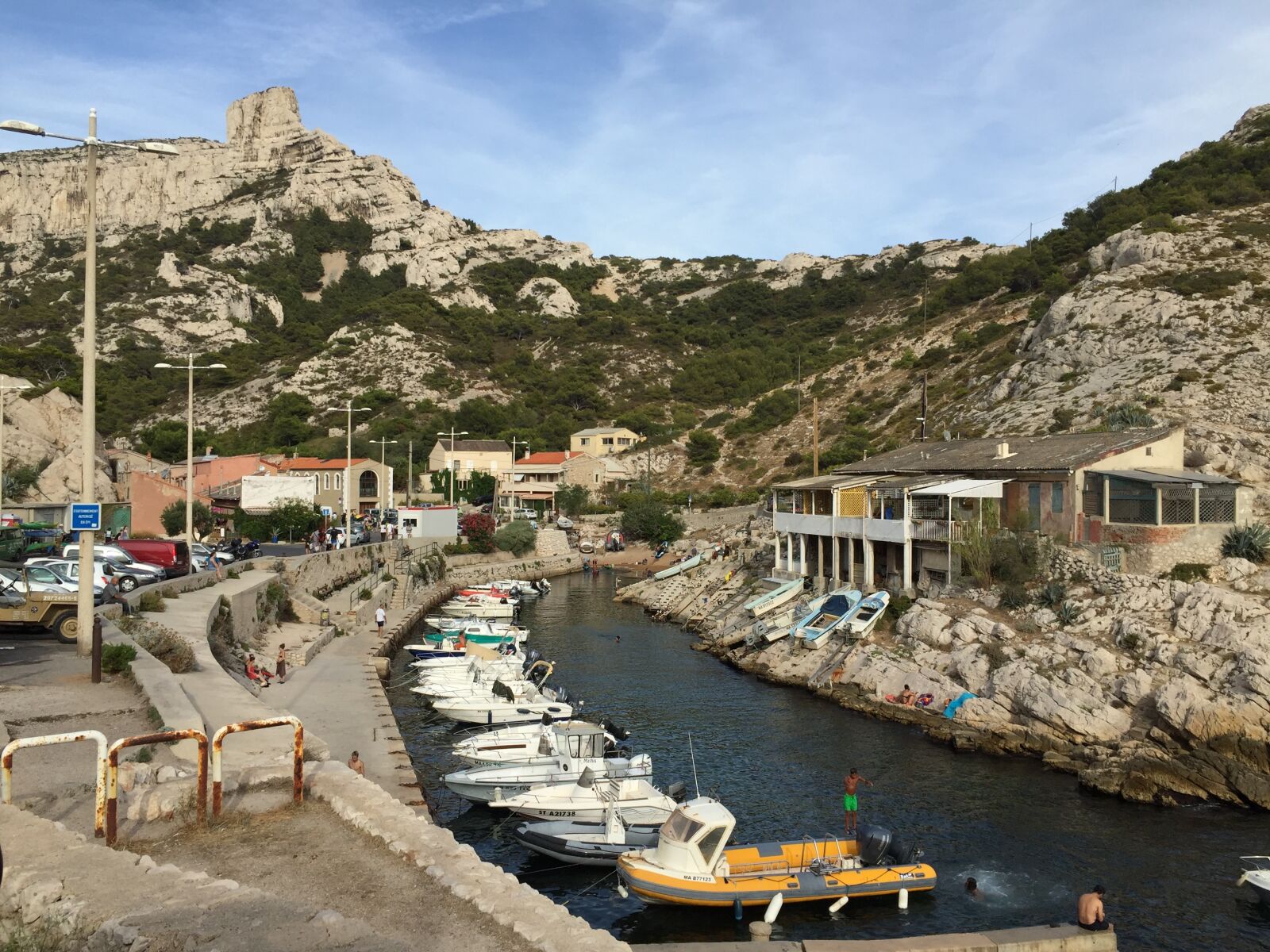 Apple iPhone 6 sample photo. Port, midday, boat photography