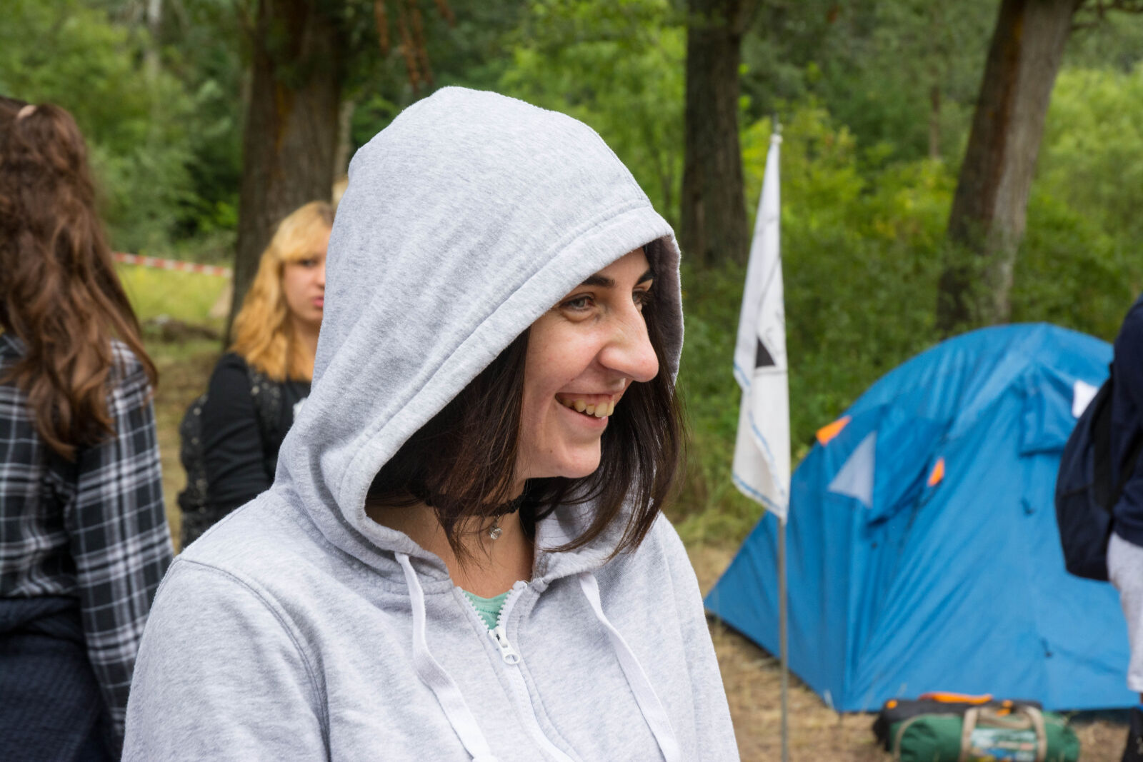 Nikon D7100 sample photo. Camp, dip, forest, pine photography