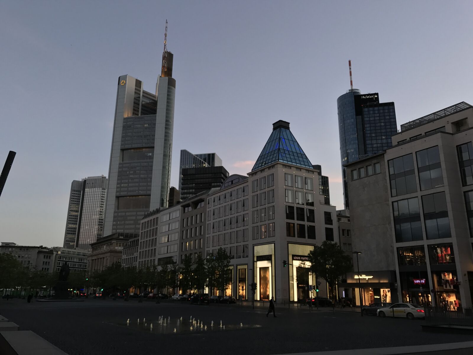 Apple iPhone 7 Plus sample photo. Frankfurt, city, skyscraper photography