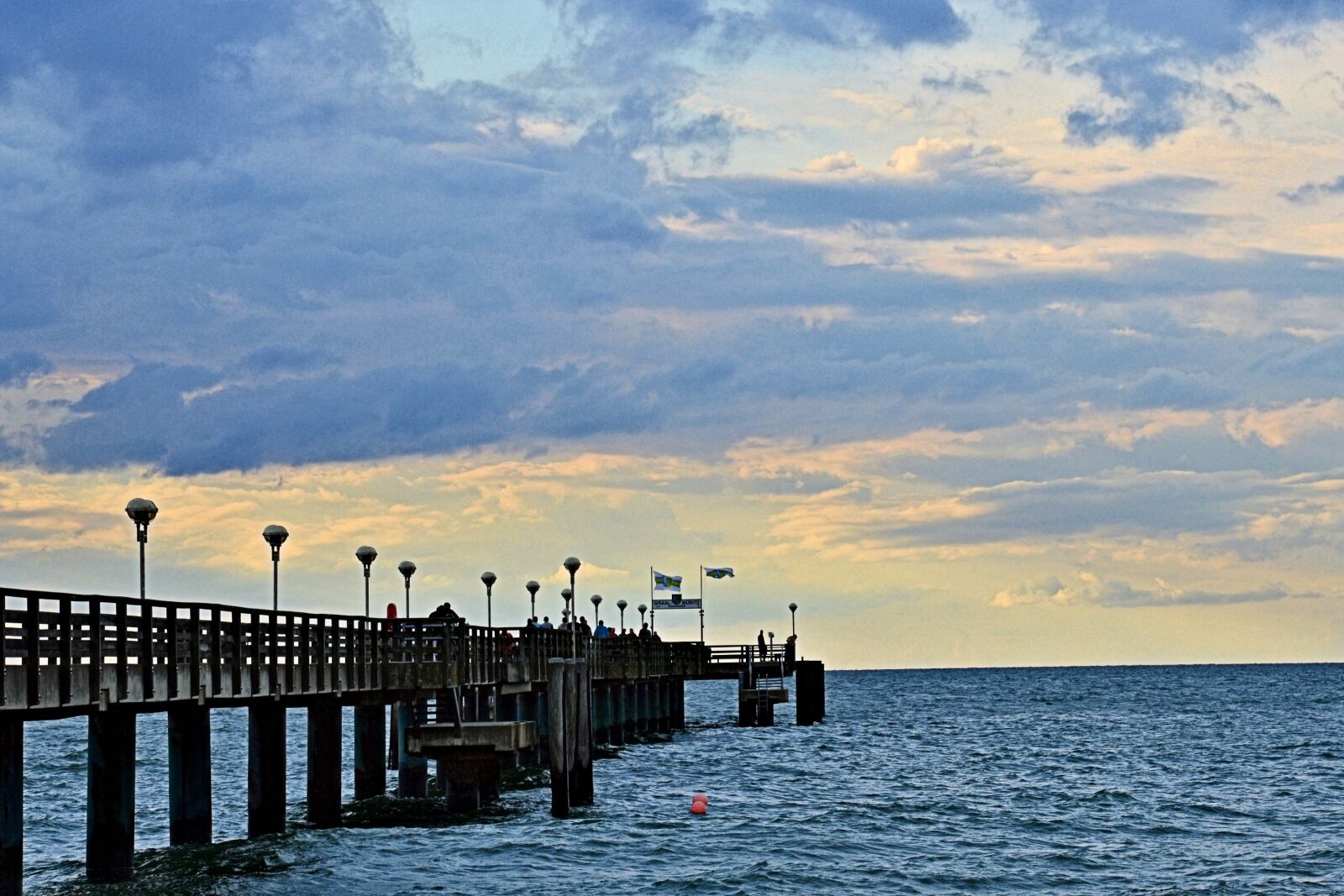 Nikon D3200 sample photo. Sea bridge, baltic sea photography