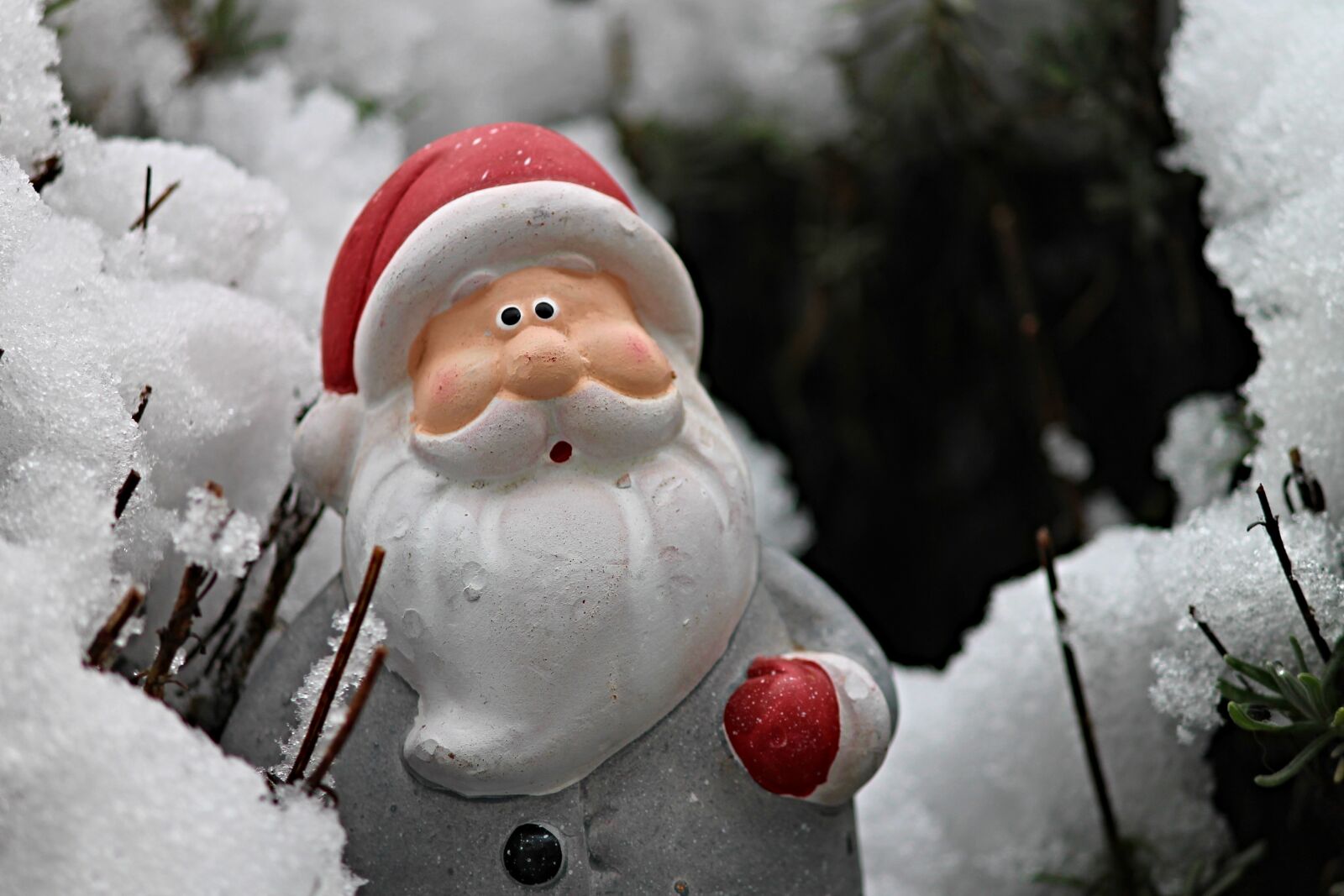 Canon EOS 1100D (EOS Rebel T3 / EOS Kiss X50) sample photo. Santa claus, snow, winter photography