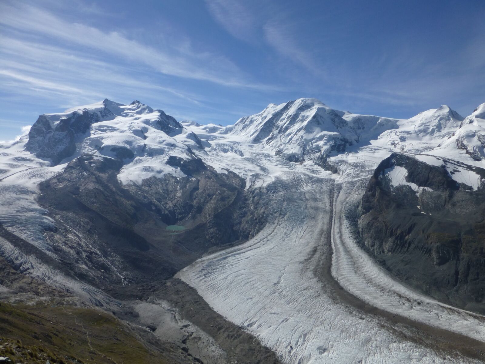 Panasonic DMC-TZ31 sample photo. Monterosa, valais, nature photography