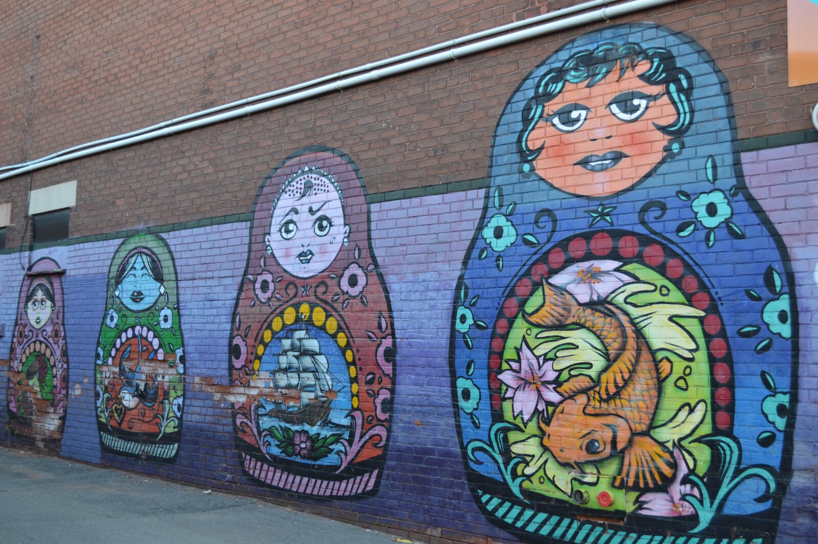 Nikon D3200 sample photo. Art, mural, outdoor art photography