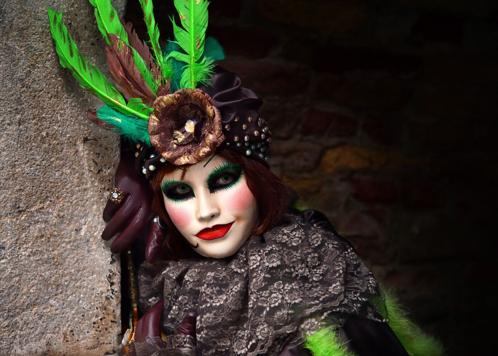 Nikon Df sample photo. Venice mask, venice carnival photography