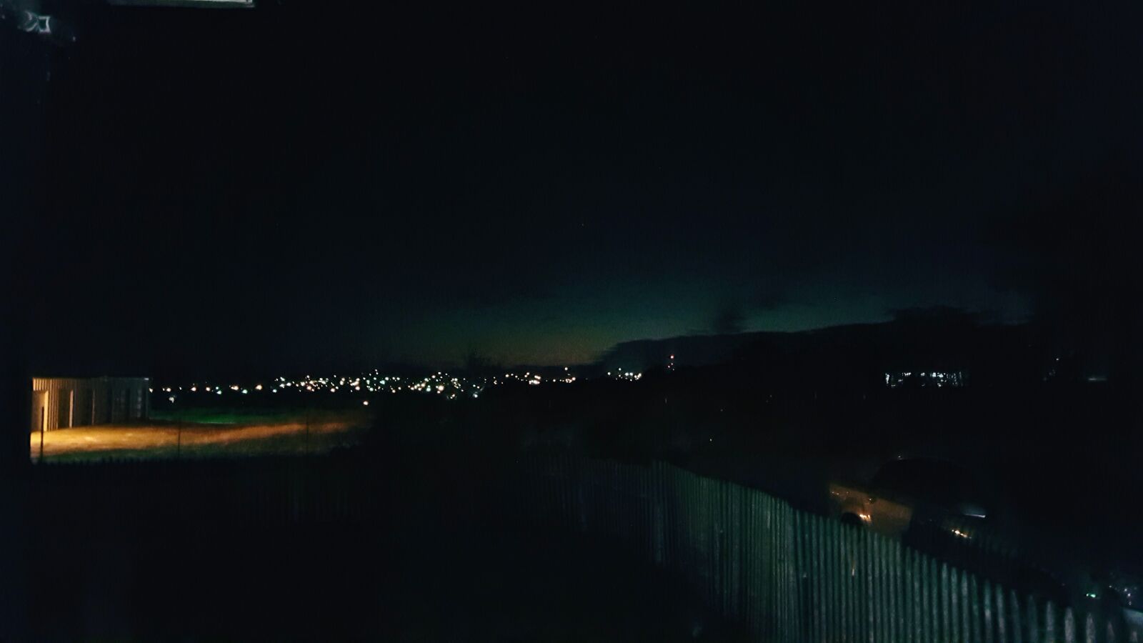 Samsung Galaxy Note5 sample photo. Countryside, dark, night, lights photography