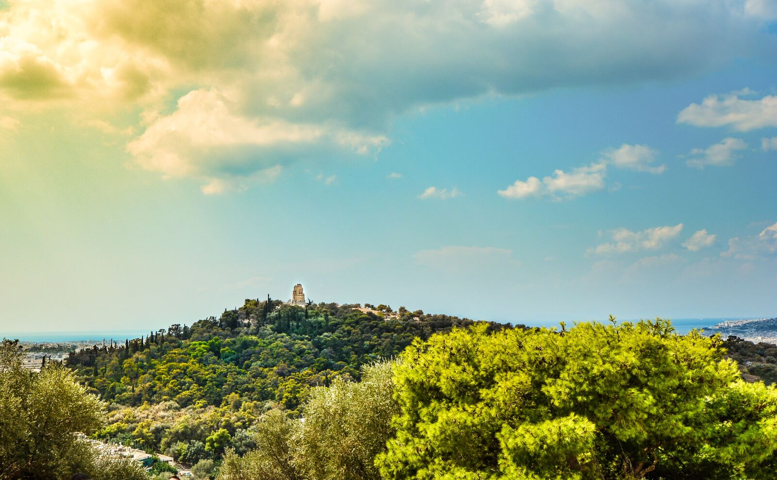 Nikon D5200 sample photo. Athens, greece, hill photography
