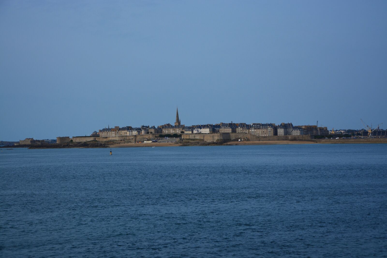 Nikon D5200 sample photo. Saint malo, twilight, sea photography