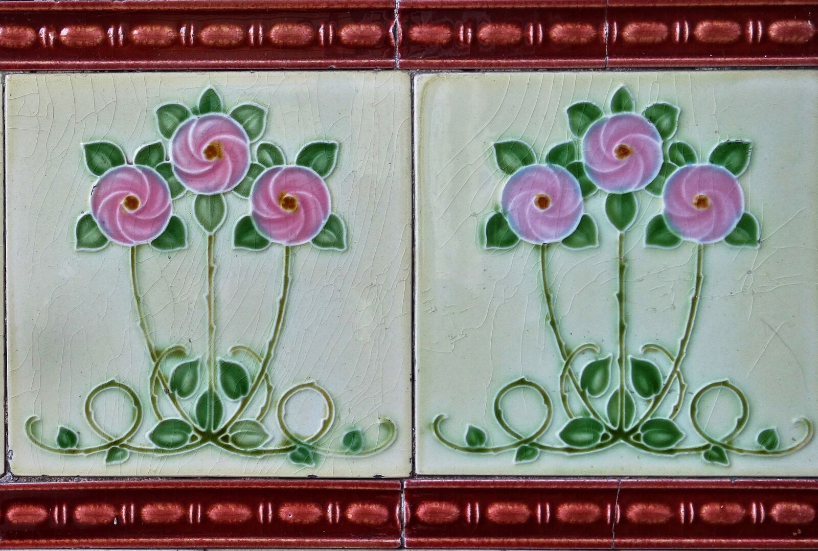 Sony Cyber-shot DSC-RX100 sample photo. Tile, wall tile, jugendstil photography